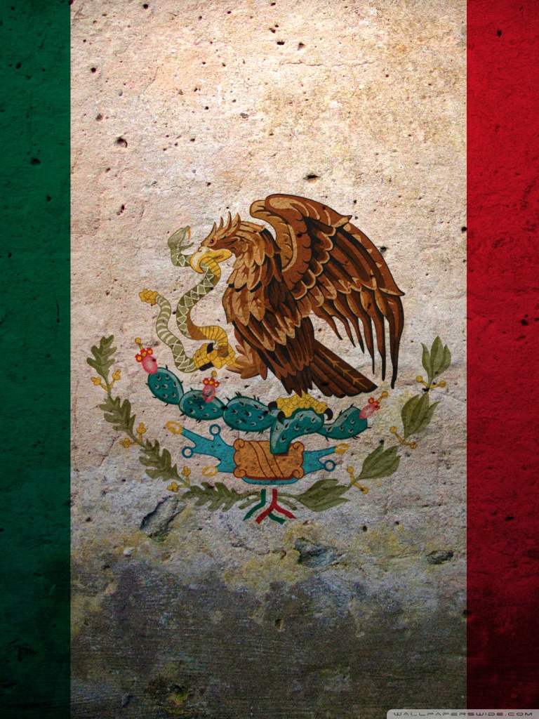 768x1024   Гранж Флаг Мексики Обои для рабочего стола Ultra HD для 4K UHD TV: многоэкранный режим Двойной монитор: планшет: смартфон 