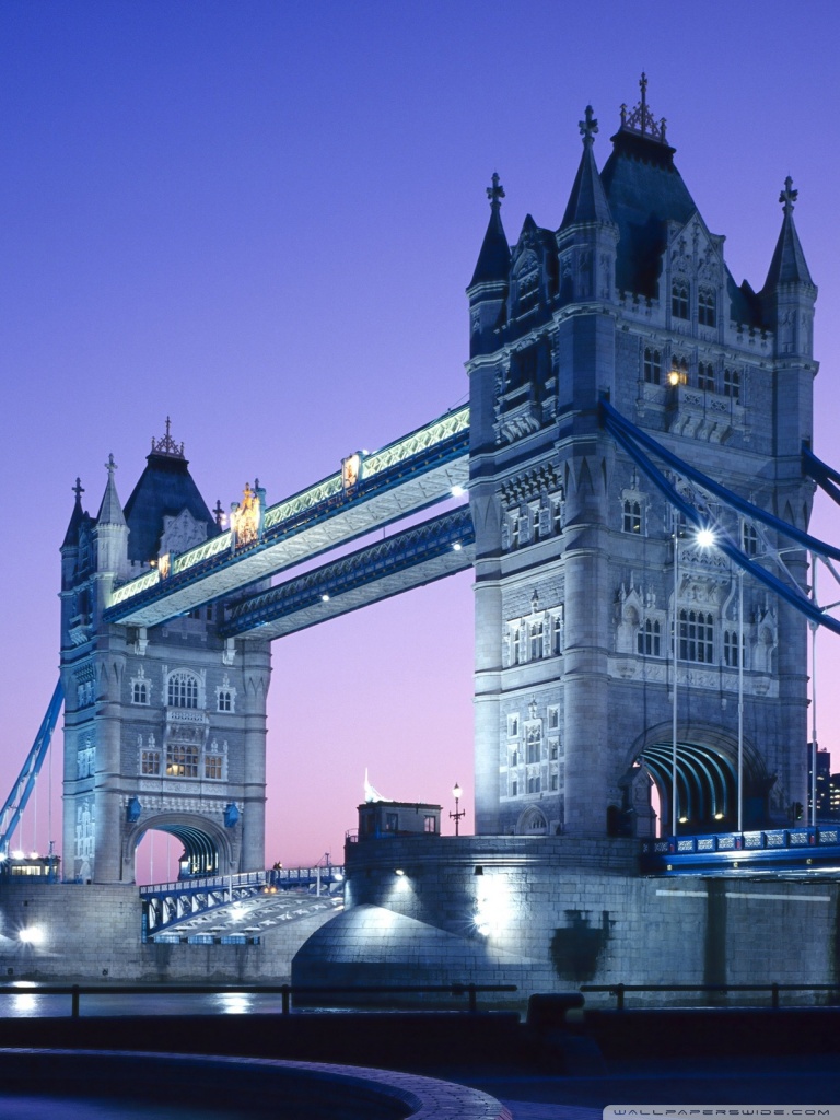 768x1024 Tower Bridge London UK Ultra HD Desktop Background Wallpaper для: Планшет: Смартфон