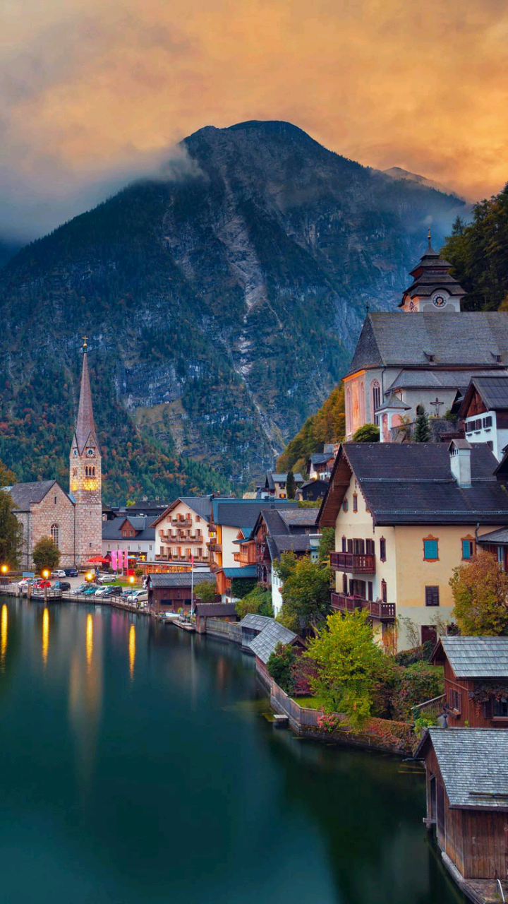 720x1280 Hallstatt Austria - 720x1280 - Загрузить HD обои - WallpaperTip