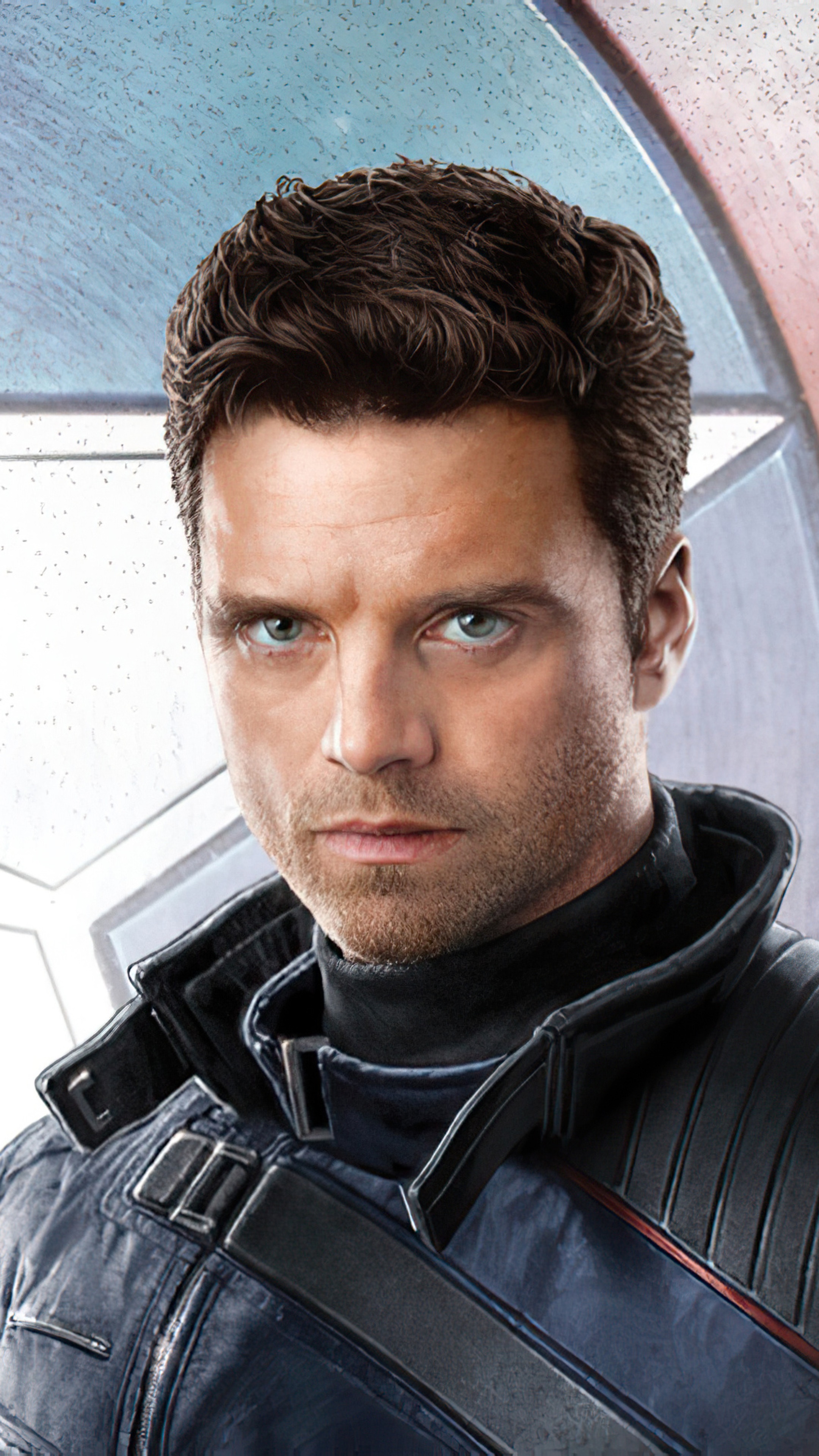 2160x3840  1280x2120 Sebastian Stan в роли Баки Барнс в «Сокол» и Winter Soldier 4k iPhone 6+ HD 4K обои, изображения, фоны, фотографии и картинки