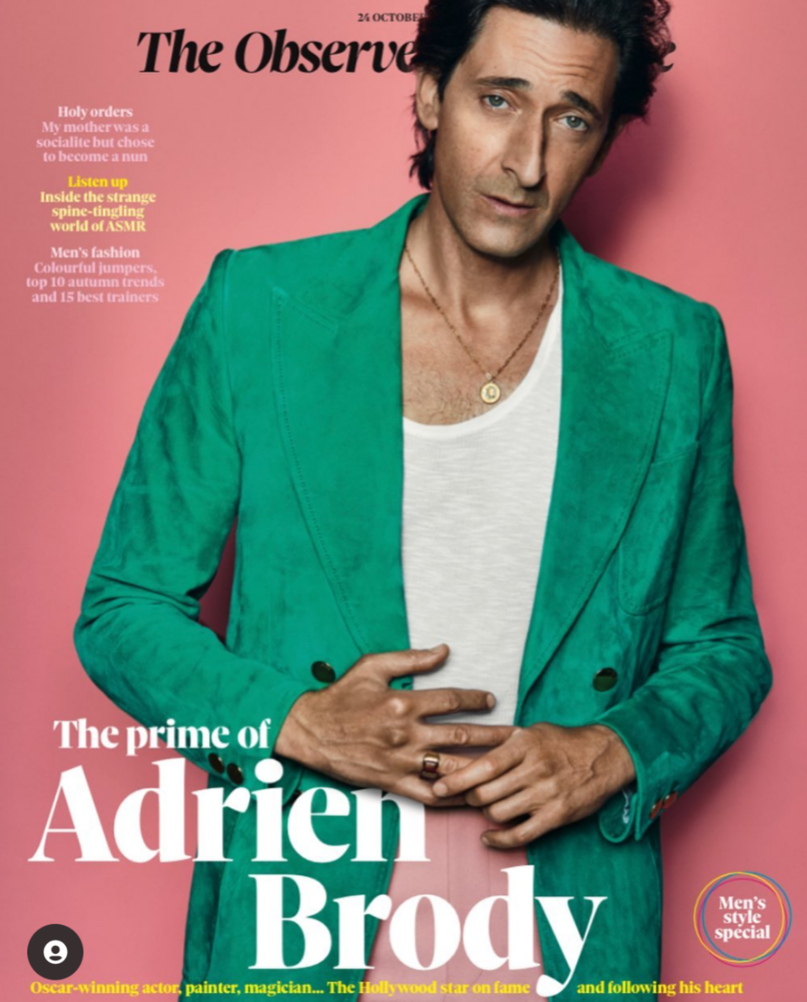 1649x2048  Скачать Adrien Brody в синюю куртку обои | Wallpapers.com