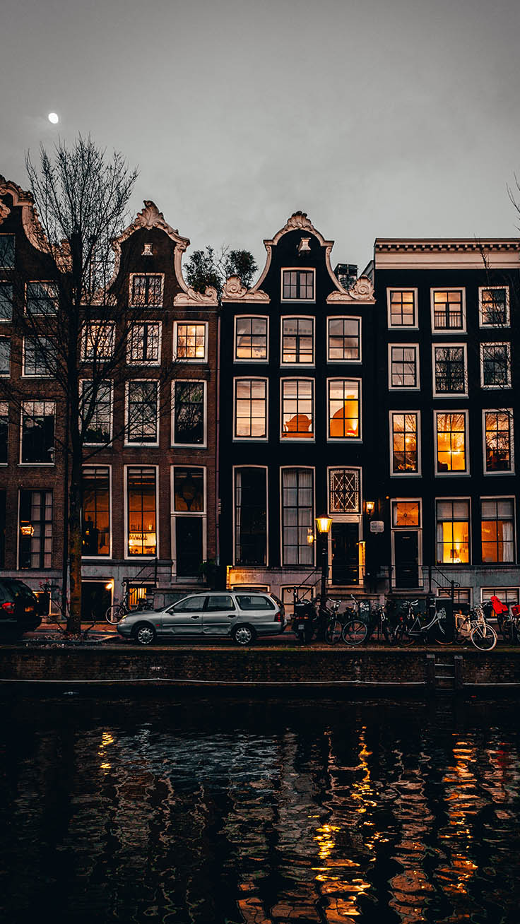 736x1308  A Amsterdam iPhone Wallpapers | Тюльпаны  Путешествия в 2020 году | Амстердам обои Город эстетика Городская фотография