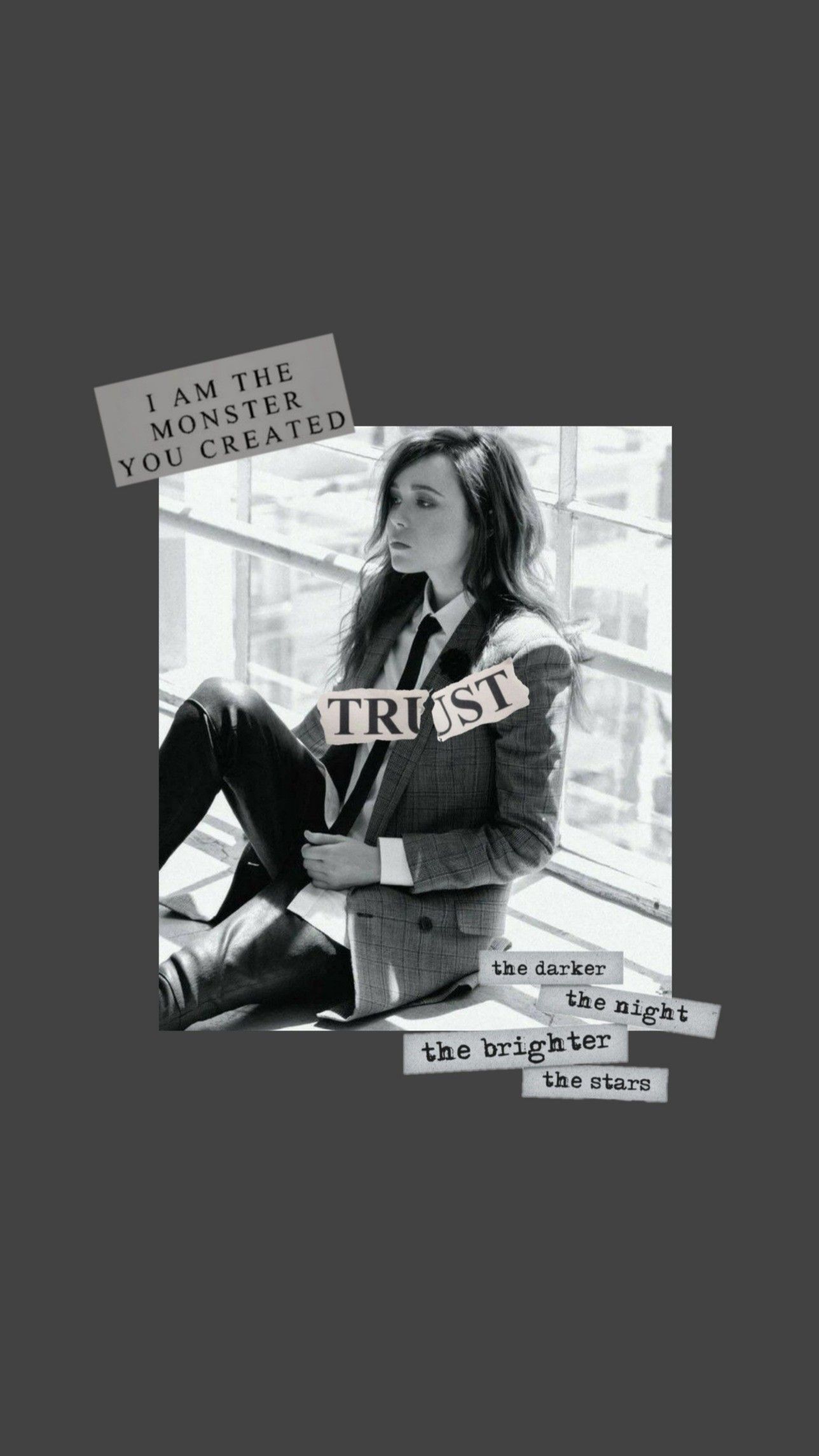 1288x2289  Эллиот Пейдж обои - пещера обоев