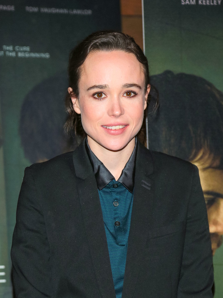 768x1024  Эллиот Пейдж на его переходе «Академия зонтиков» и «Найти эйфорию»