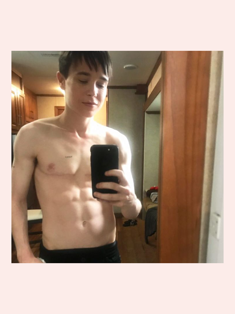 810x1080  Элиот Пейдж отдал дань уважения Оскару Уайльду.