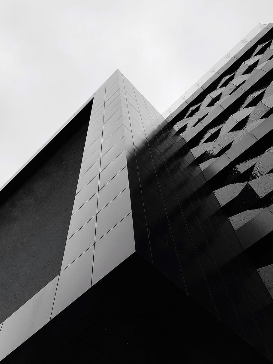 910x1213  HD обои: Беларусь, Минск, архитектура геометрической формы, bnw blackandwhite | Wallpaper Flare