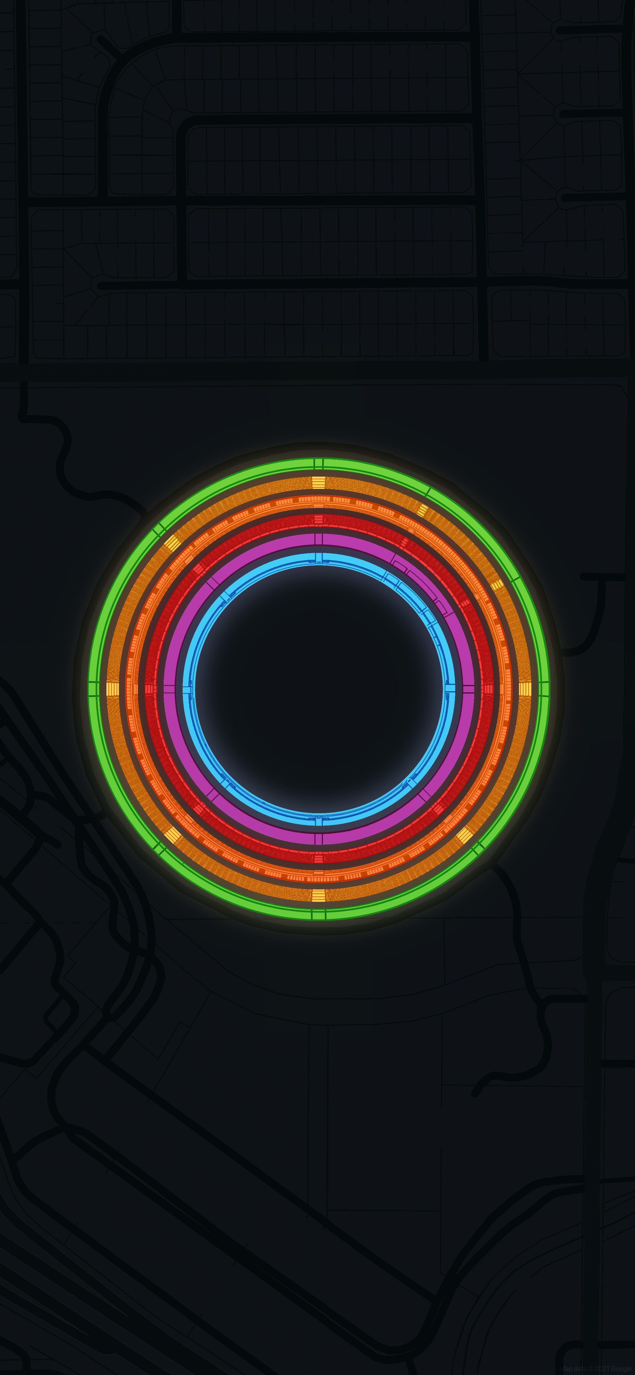 2215x4792  Apple Park обои для iPhone и настольного компьютера