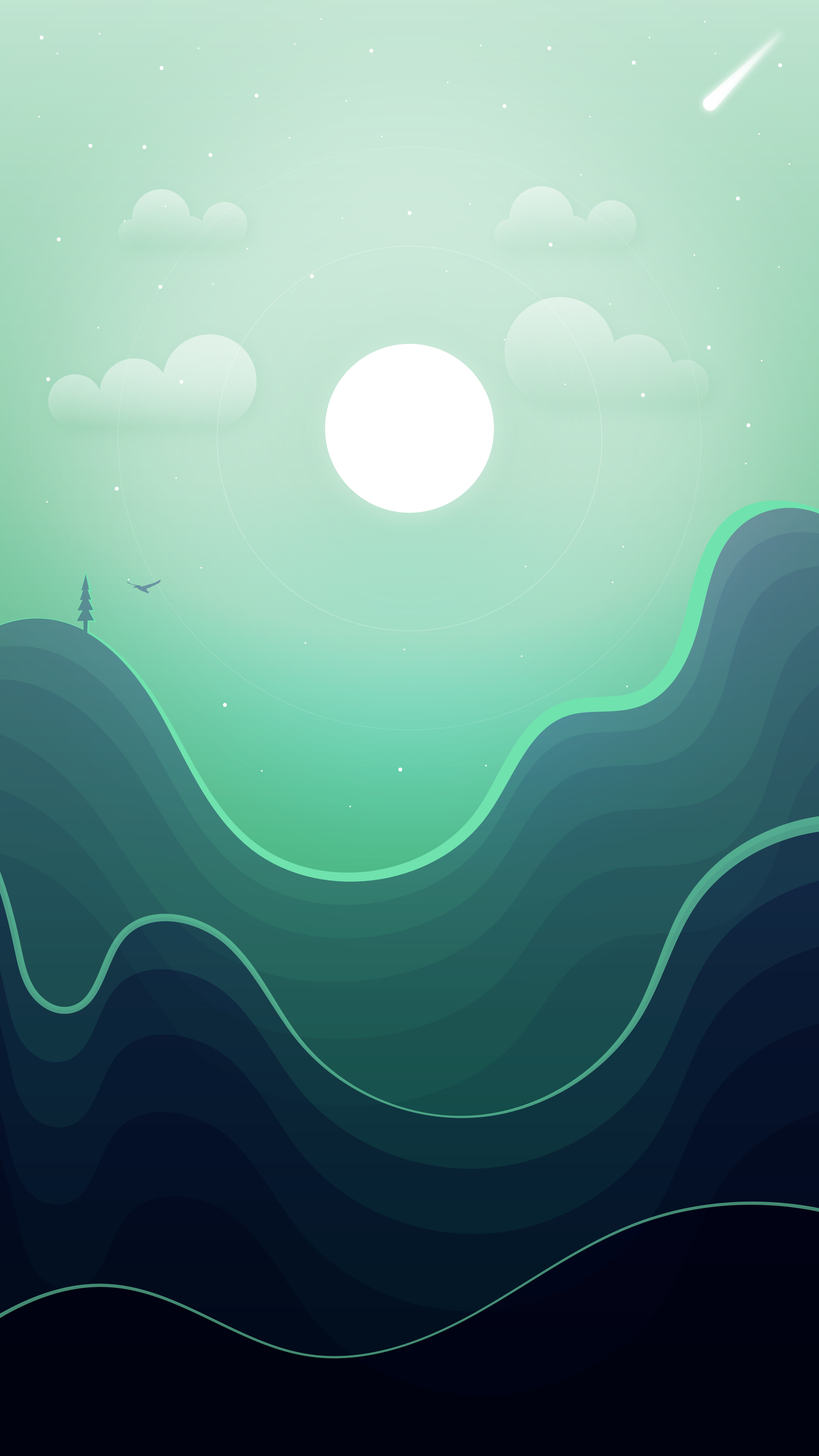 2160x3840  2160x3840 Минималистский ландшафт 10K Sony Xperia X, XZ, Z5 Premium HD 4K Обои, изображения, фоны, фотографии и картинки