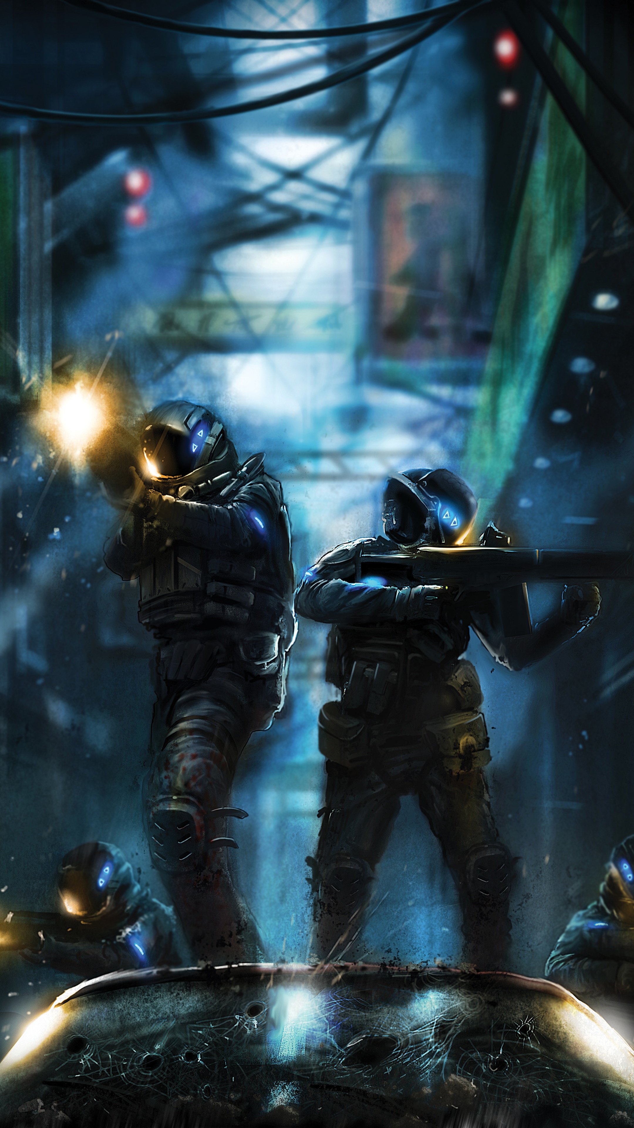 2160x3840  1415125 Blacklight Restribution, игры, - Редкая галерея HD обои