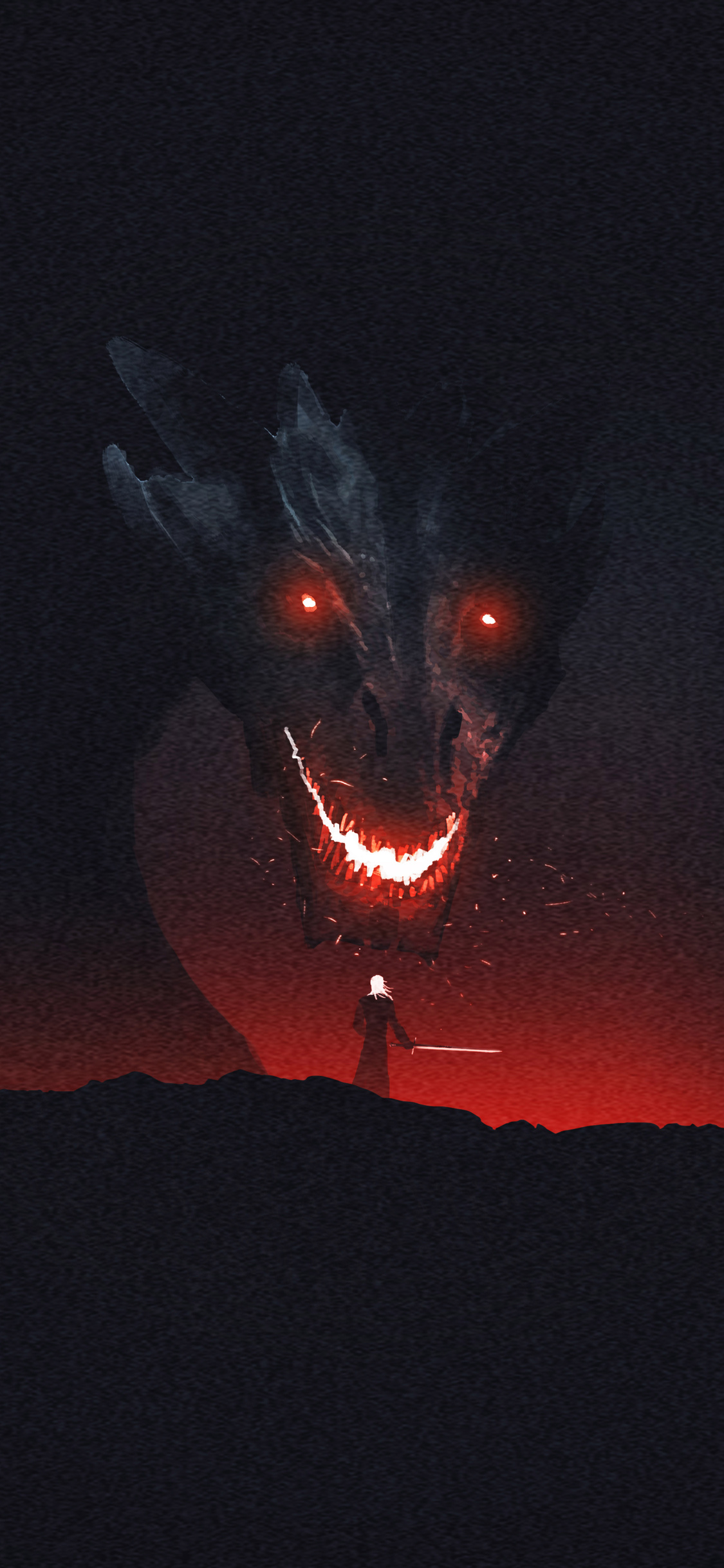 1125x2436  1125x2436 Dragon Game of Thrones 10k Artwork iPhone XS, iPhone 10, iPhone X HD 4K Обои, изображения, фоны, фотографии и картинки