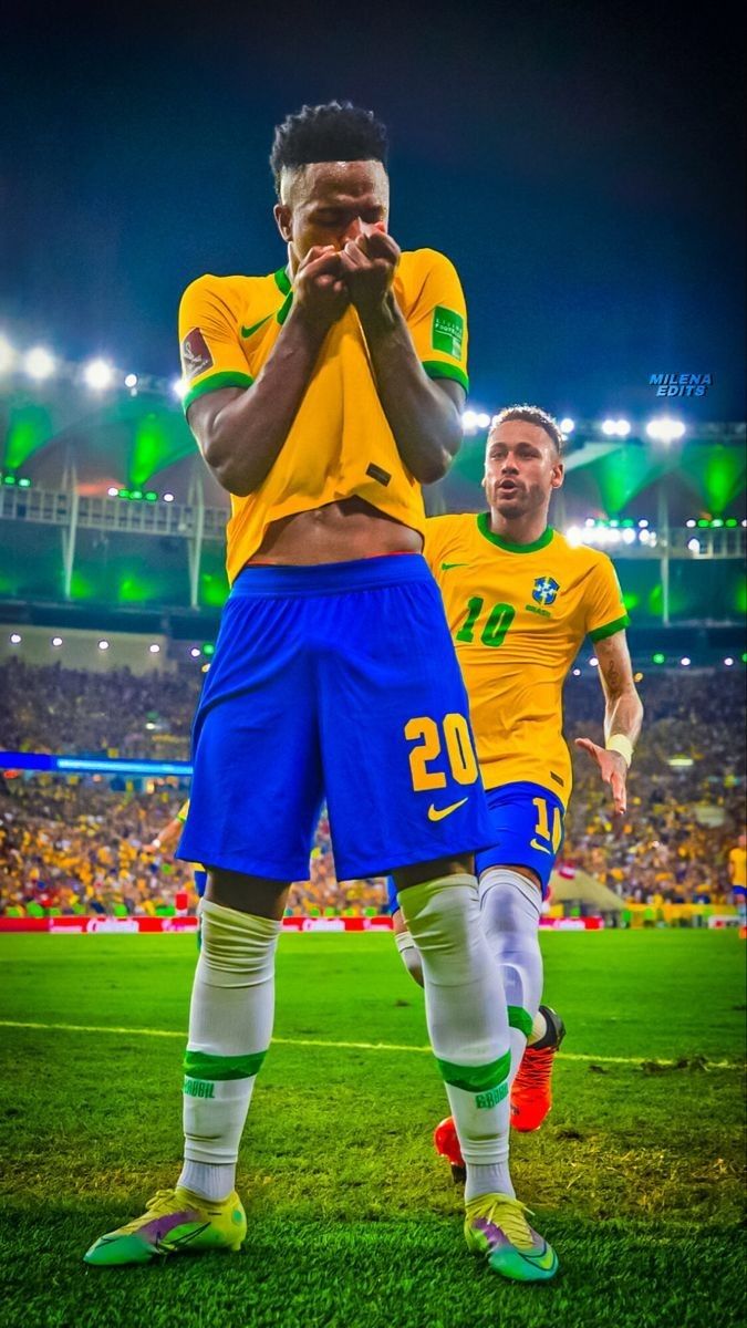 675x1200  Обои └📂 #vinicius | Vinicius JR, Nemar E Bruna, Fotos de Futebol