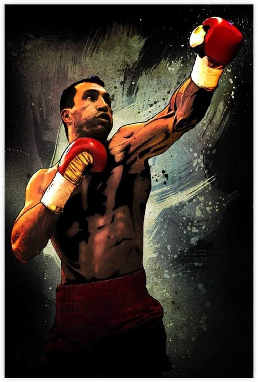 876x1295  Владимир Кличко из Украины празднует, поскольку он объявляет победителя и новой международной федерации бокса (IBF) в супертяжелом весе после победы над Крисом Бердом из США в их титульном бою в