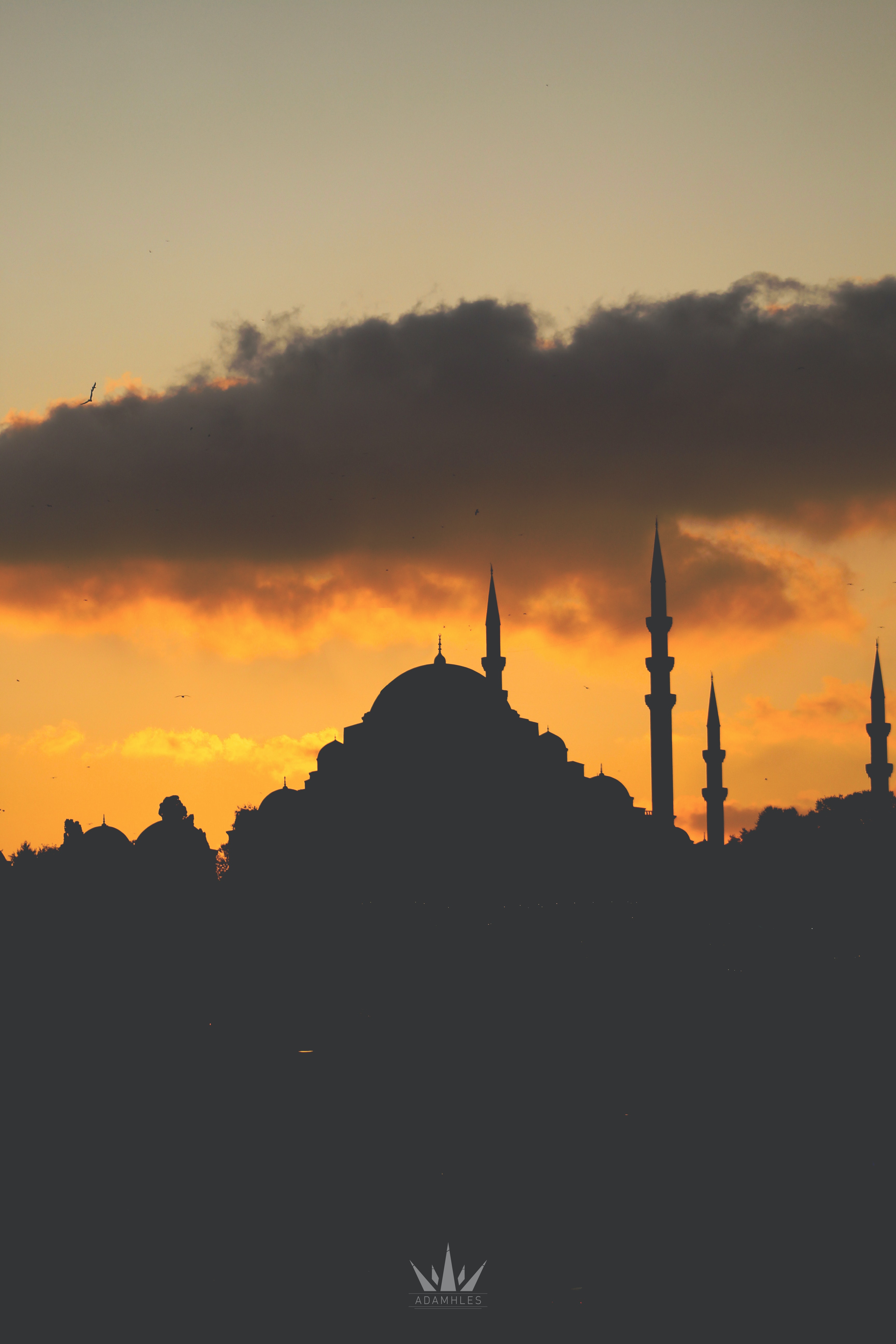 3456x5184 Free Stock Photo of Istanbul phone sunset