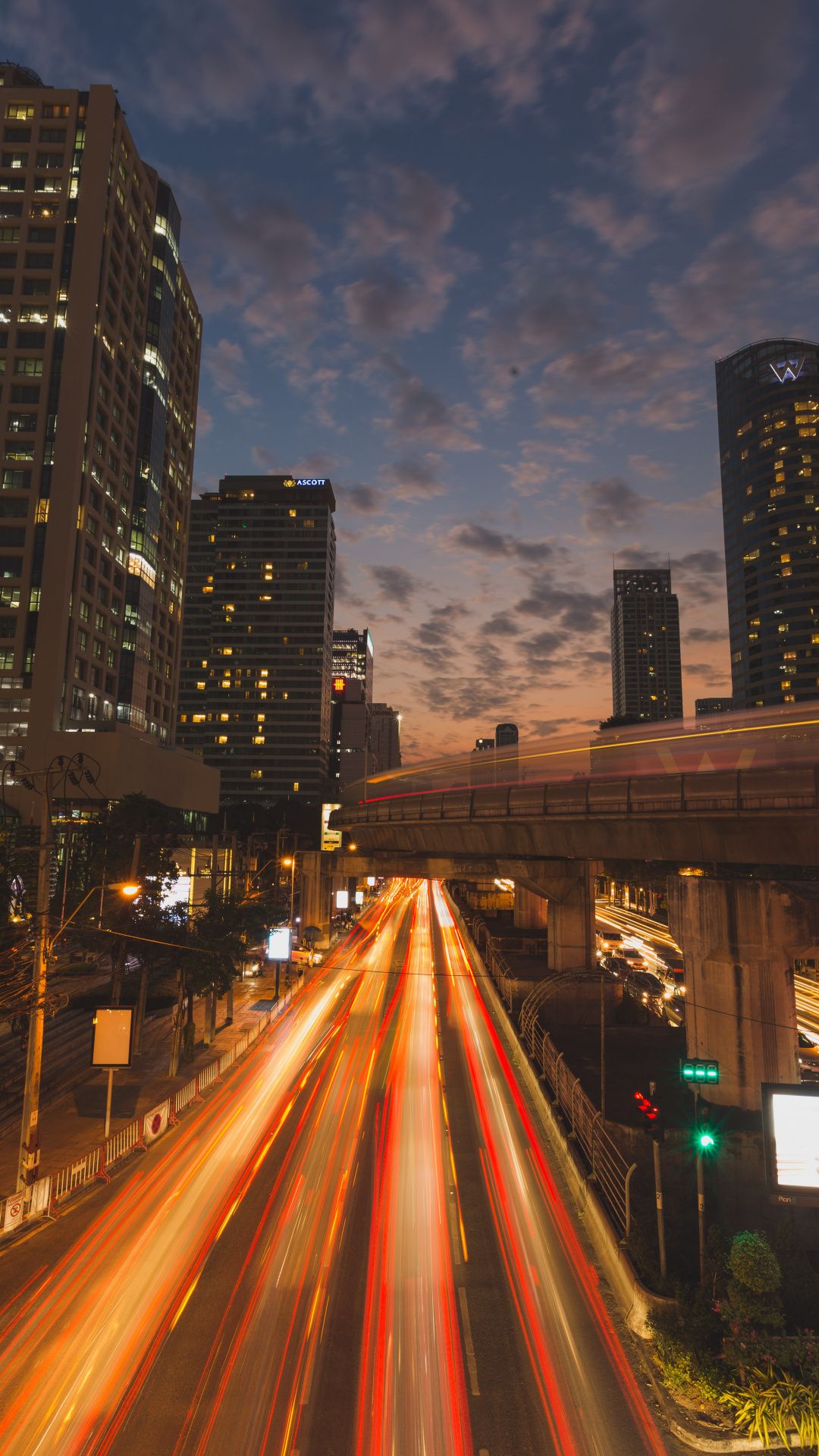 1080x1920  Wallpapers мегаполис небо архитектура ночь в центре города | Cityscape wallpaper Городские обои Cityscape