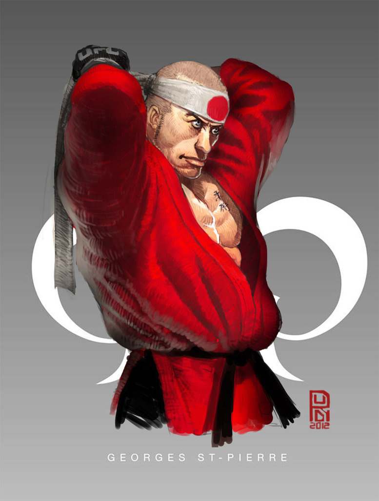 777x1028  Скачать GreyScale Georges St-Pierre на белом фоне обои | Wallpapers.com