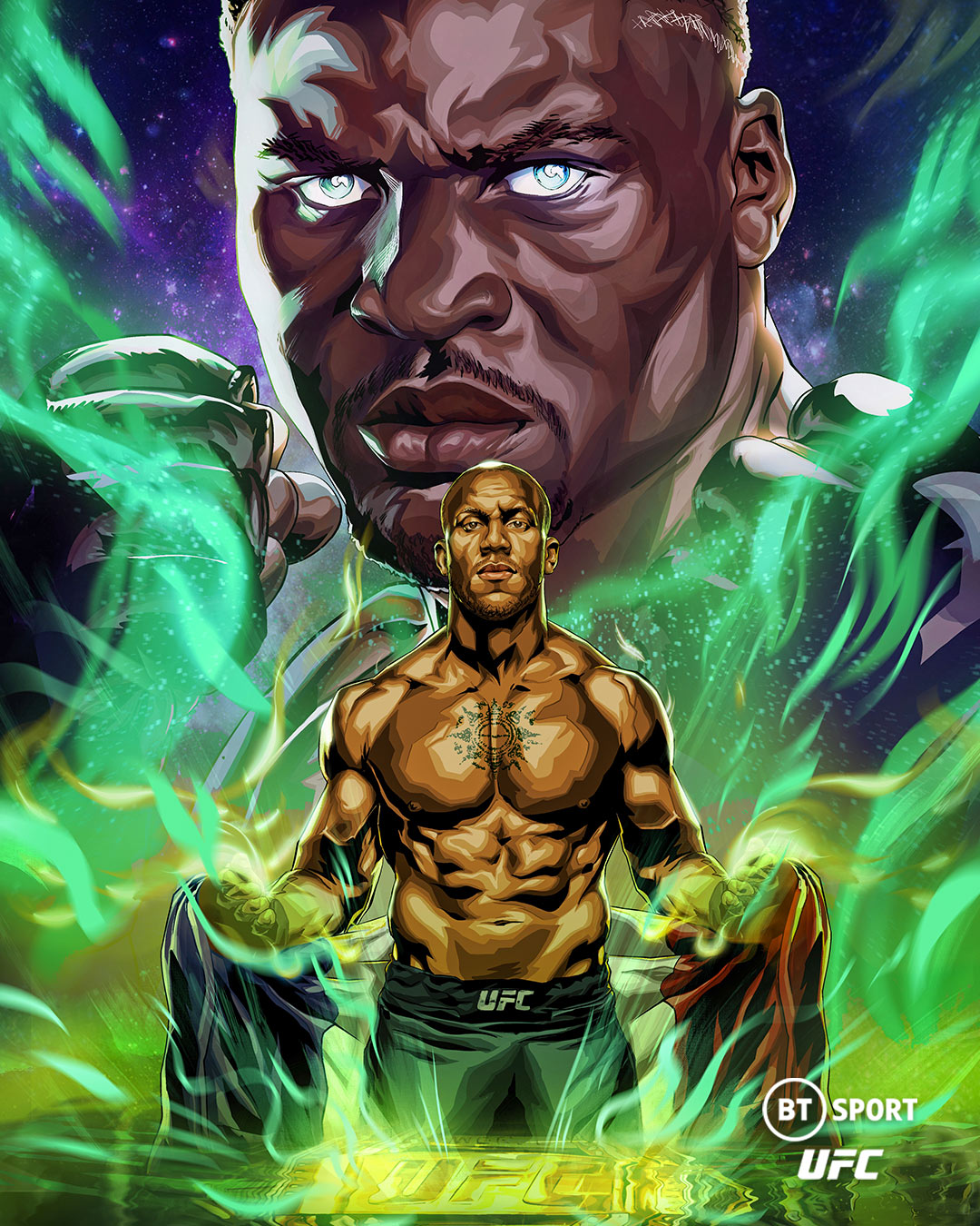 1080x1350  UFC On Bt Sport в Twitter: \ "💣 Фрэнсис Нганнунду 💥 Ciryl Gane, который станет объединенным королем в тяжелом весе?