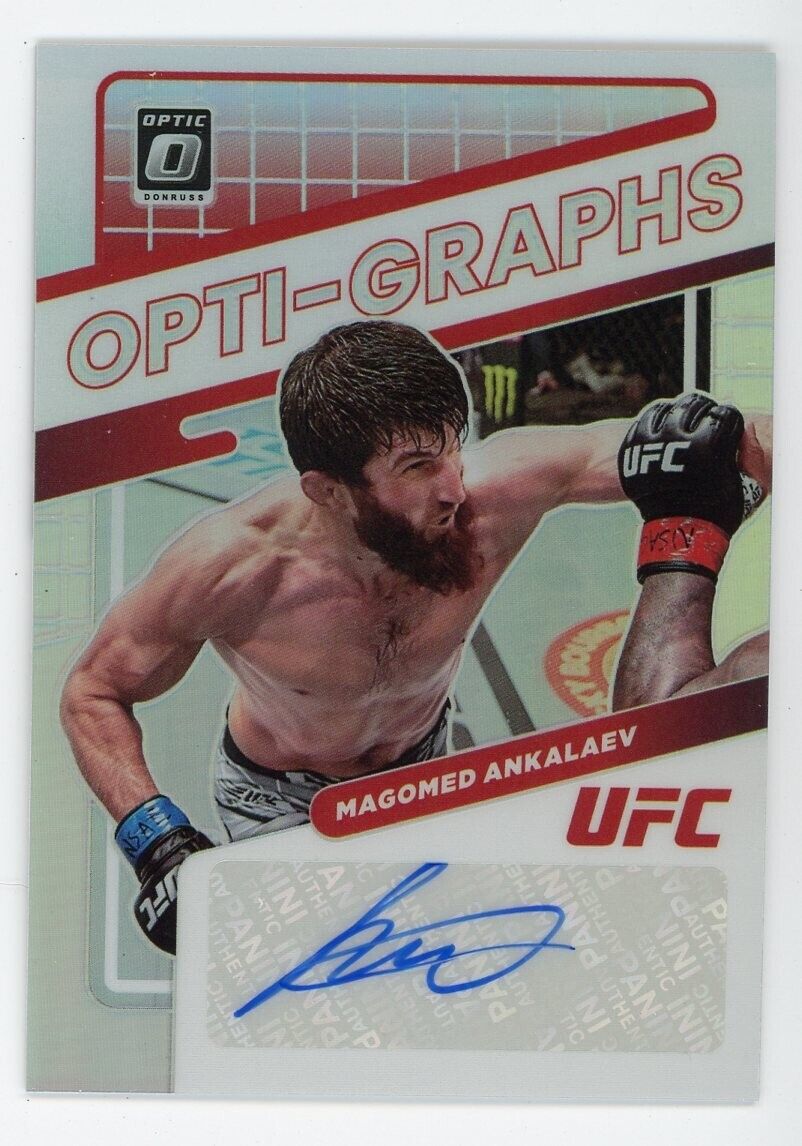 802x1146  Magomed Ankalaev 2022 Panini Donruss Optic Opti-Graphs Auto Silver Holo Prizm | eBay