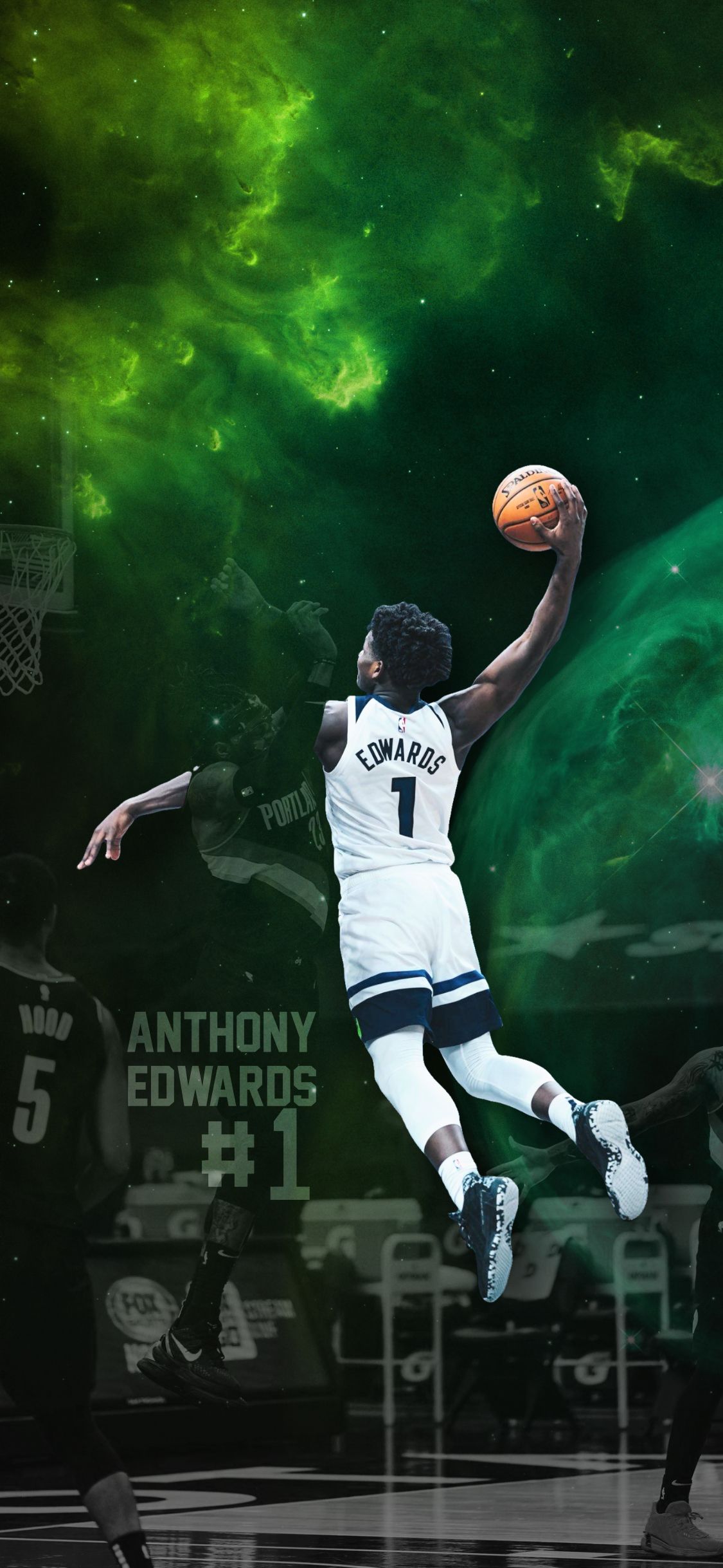 1125x2436  Энтони Эдвардс Миннесота Timberwolves Faine | Миннесота Timberwolves, NBA обои, баскетбольная футболка дизайны