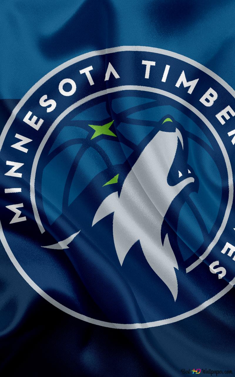 800x1280  Миннесота Timberwolves-Logo 2k Hintergrundbild Herunterladenen