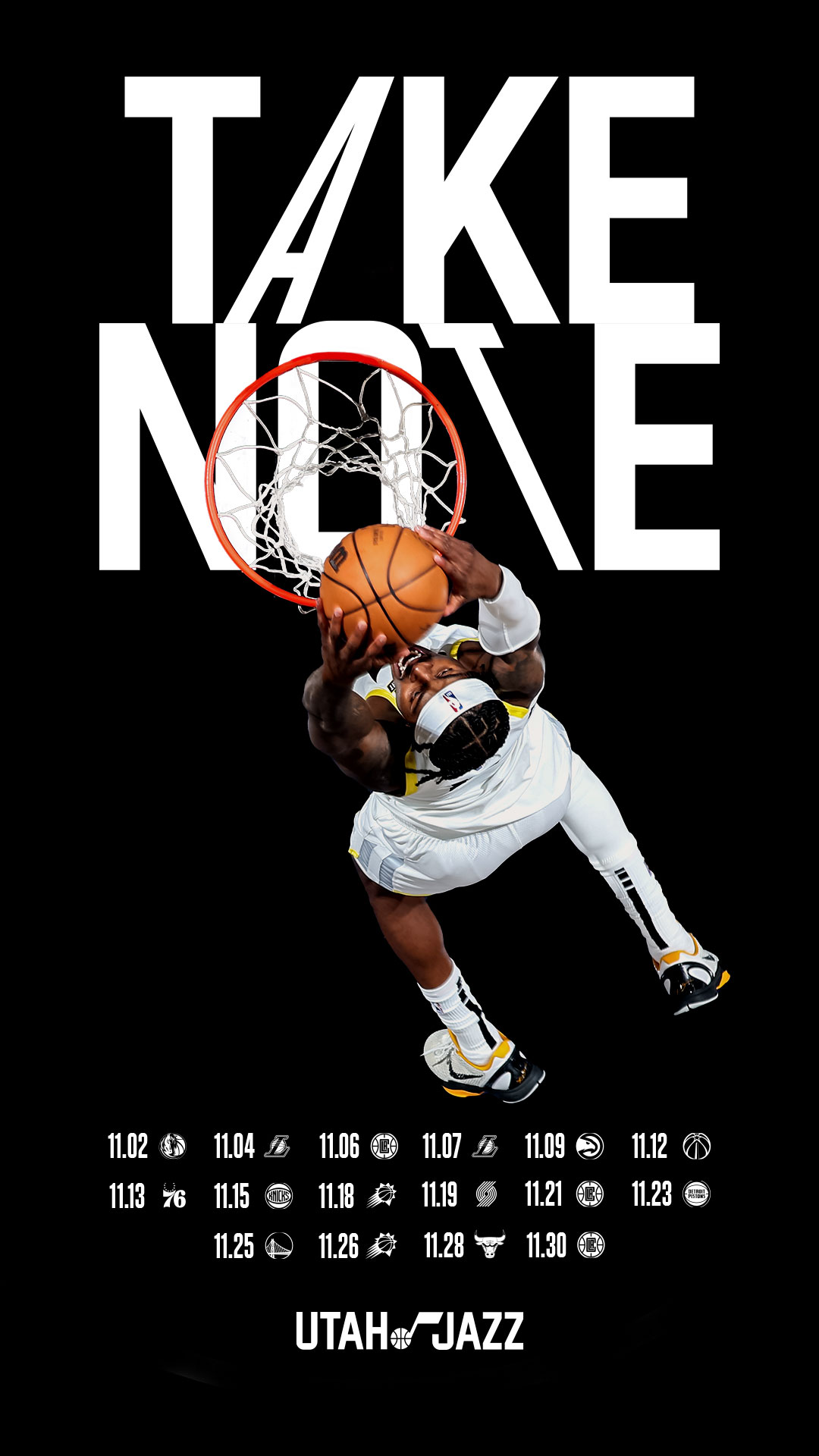 Юта Джаз обои на телефон