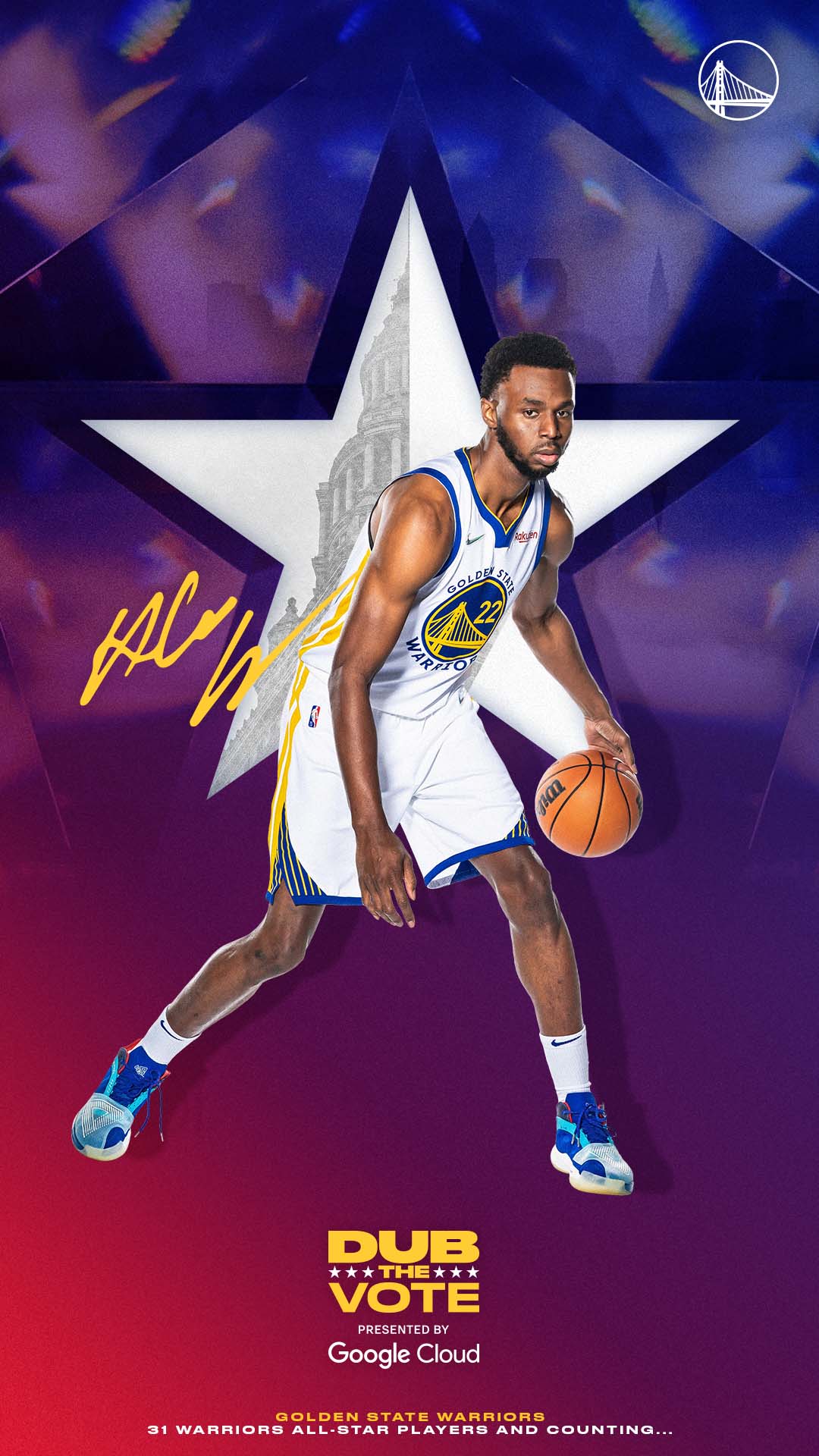 1080x1920  Воины Голден Стэйт в Твиттере: \ "Wiggs on YA обои #andrewwiggins || #nbaallstar https: //t.co/q8jqz6zefv \"/Twitter