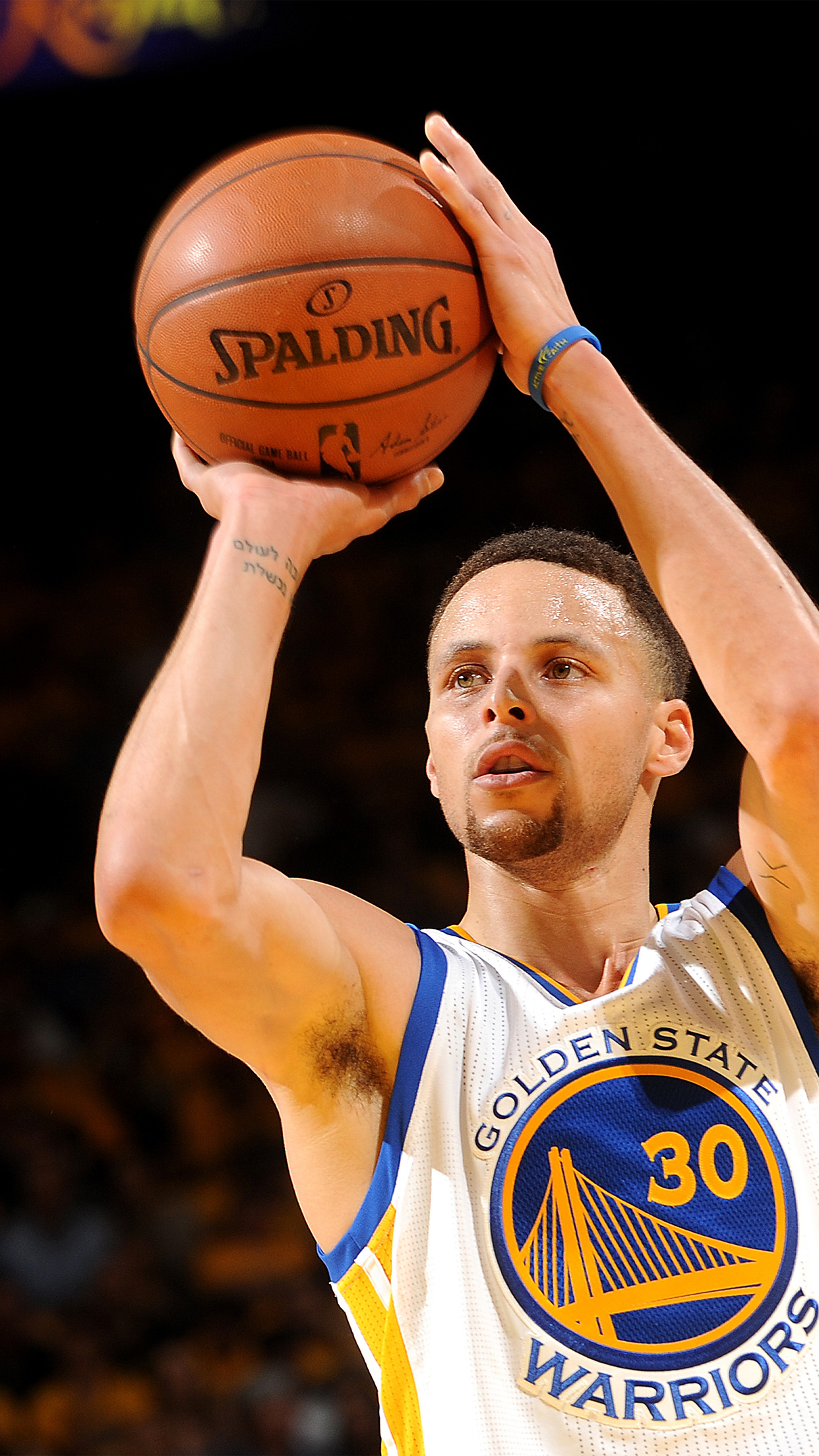 1242x2208  Чемпион Карри НБА Стреляйте Golden State Warriors Android обои - Android HD обои
