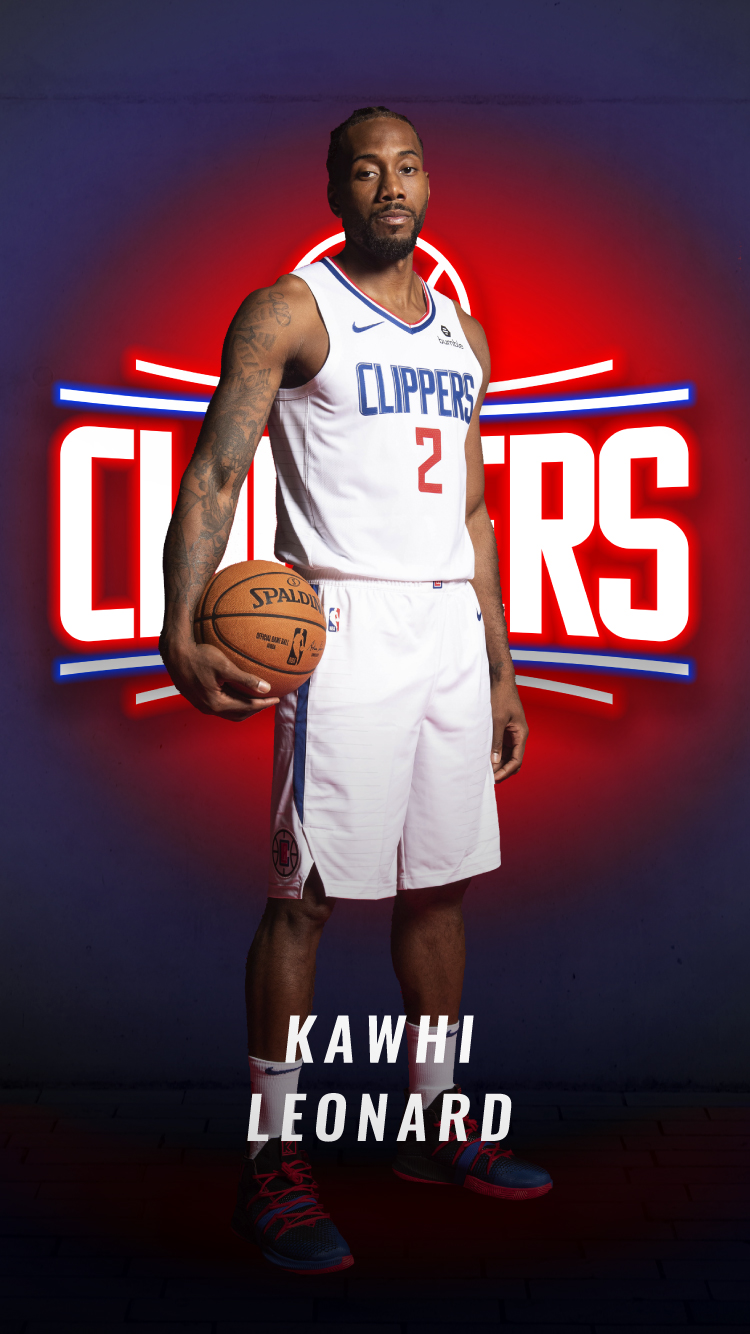 750x1334  Обои La Clippers | NBA ID