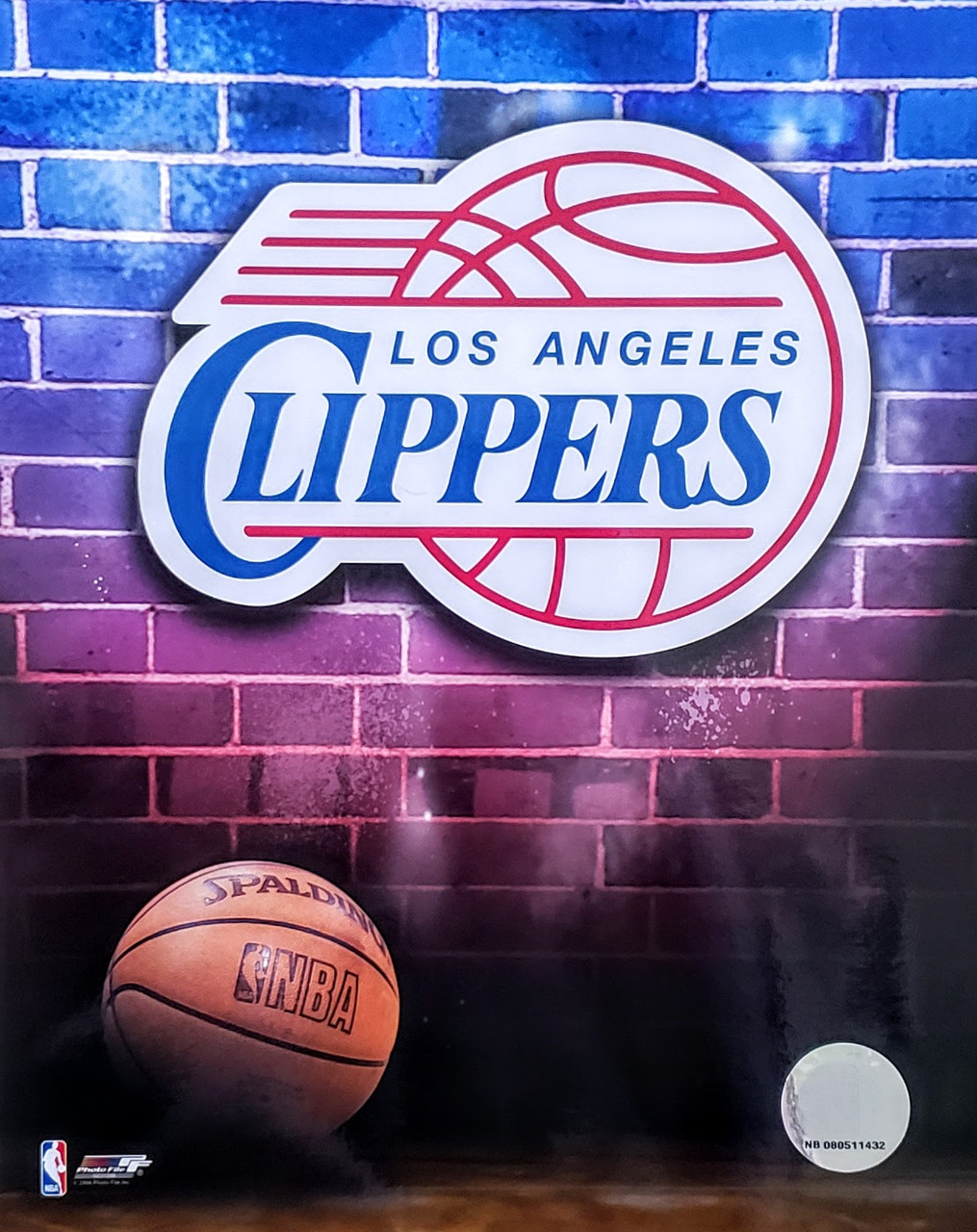 1015x1280  Логотип Лос -Анджелес Клипперс НБА фото логотипа - 8 \ "x 10 \"