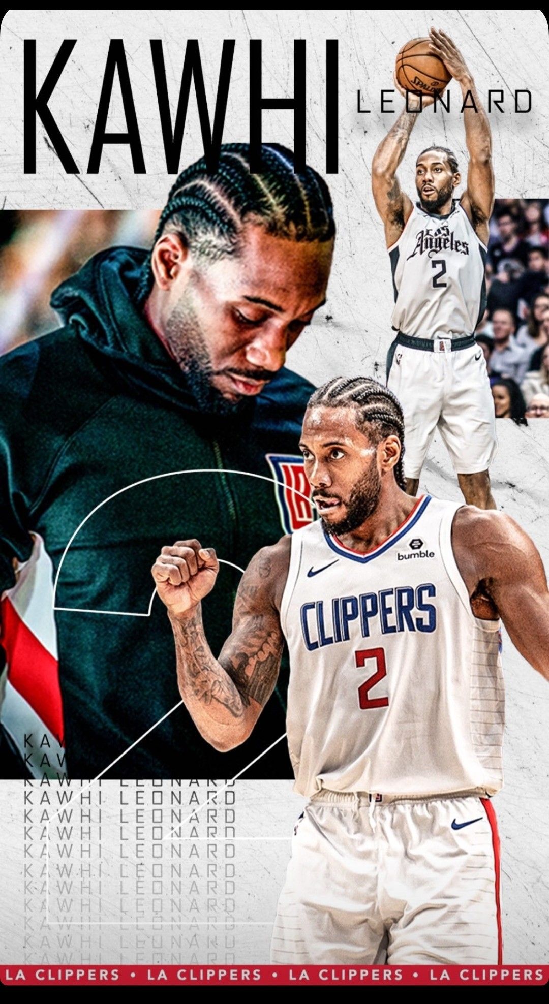 1080x1976  Kawhi Leonard обои La Clippers White | Игроки NBA, баскетболисты NBA, La Clippers