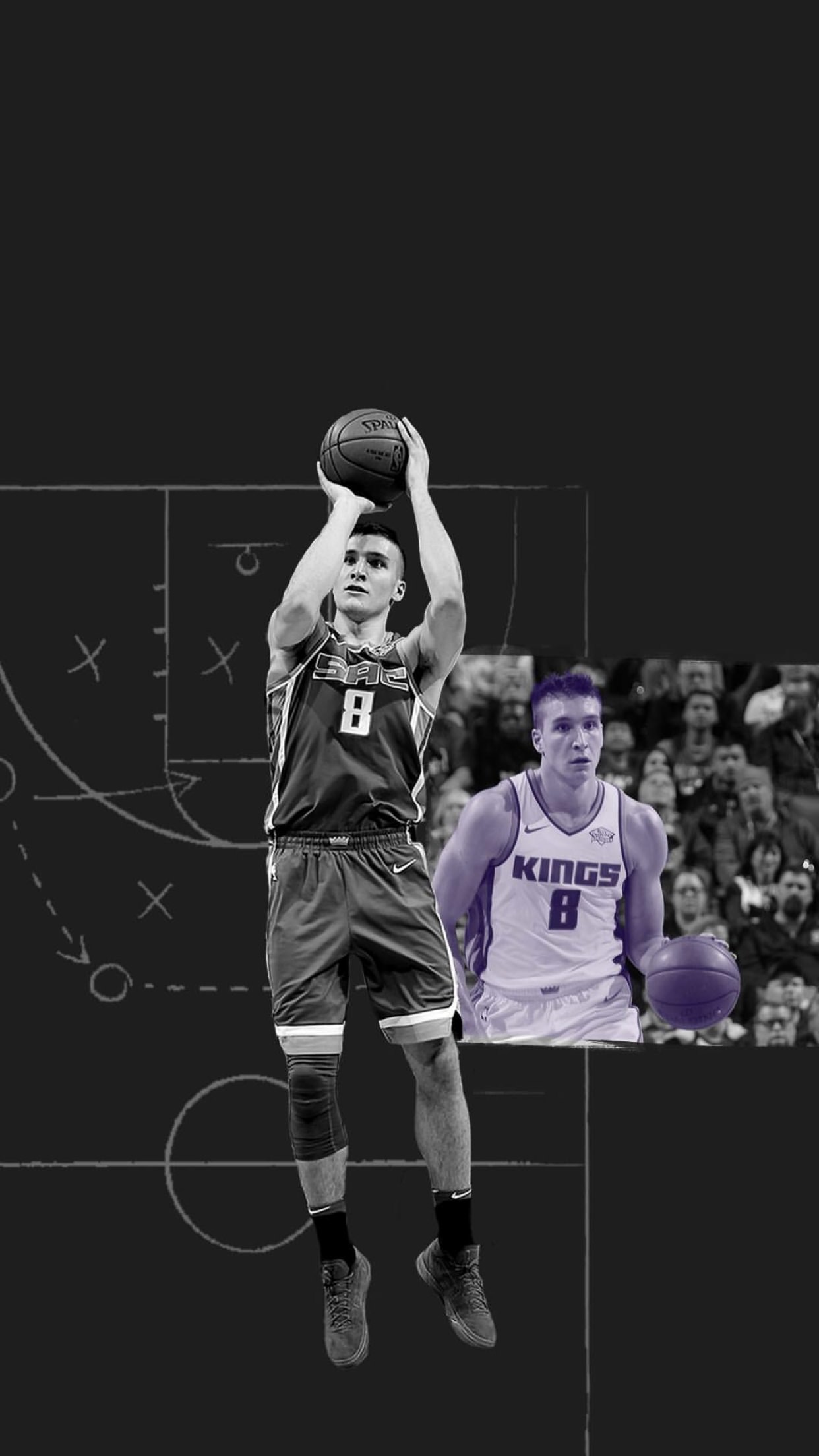 1242x2208  1668x2388 Бен МакЛемор, Короли Сакраменто, баскетбол 1668x2388 Резолюция обои, HD Sports 4K обои, изображения, фотографии и фон - обои.
