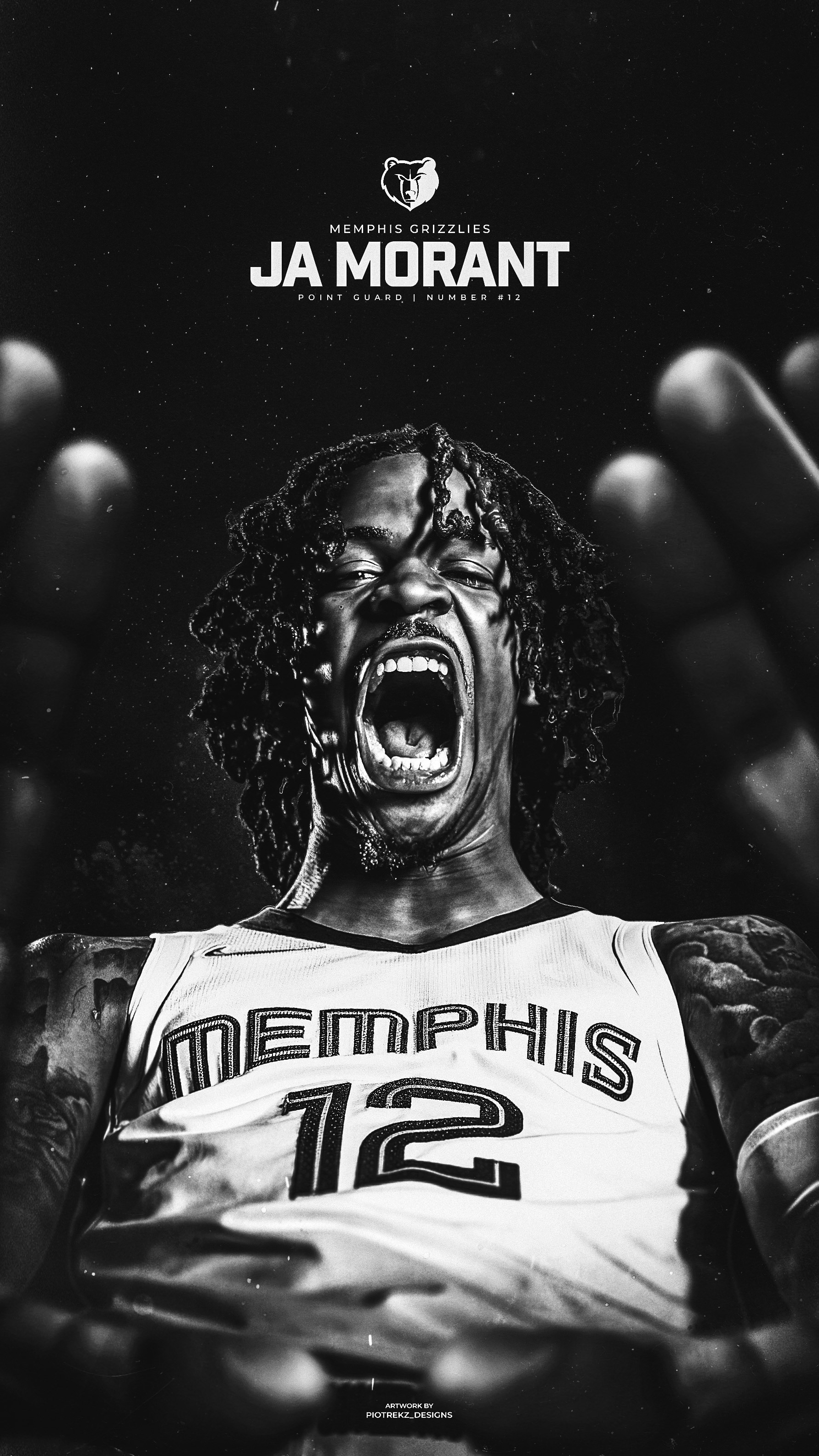 1782x3168  Ja Morant Memphis Grizzlies обои на Behance