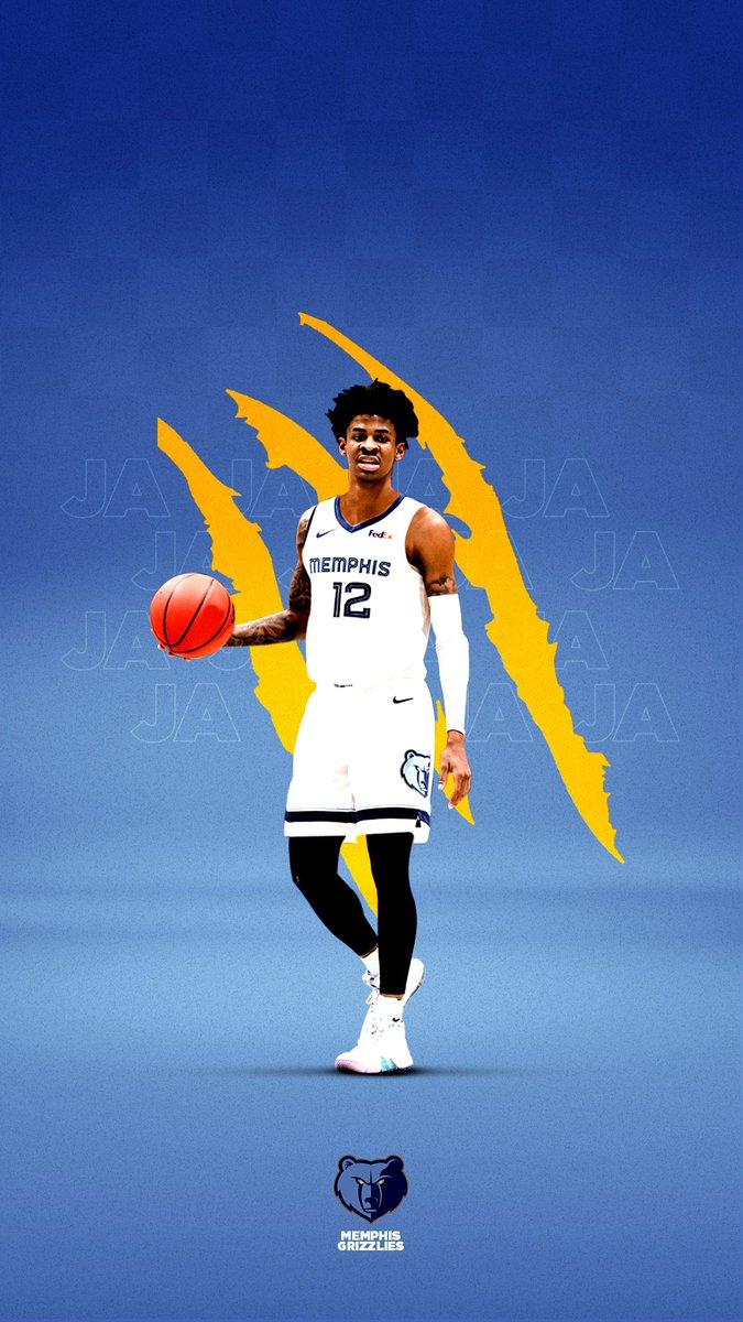 675x1200  Ja Morant Memphis Grizzlies Обои - пещера обоев