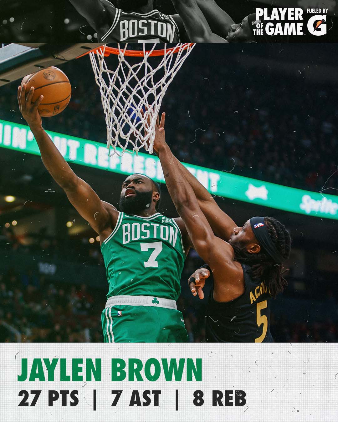 1080x1350  Бостон Селтикс в Твиттере: \ "Сегодняшний игрок @gatorade в игре JB отказался потерять 😤 https: //t.co/oknlfaa0ud \"/Twitter