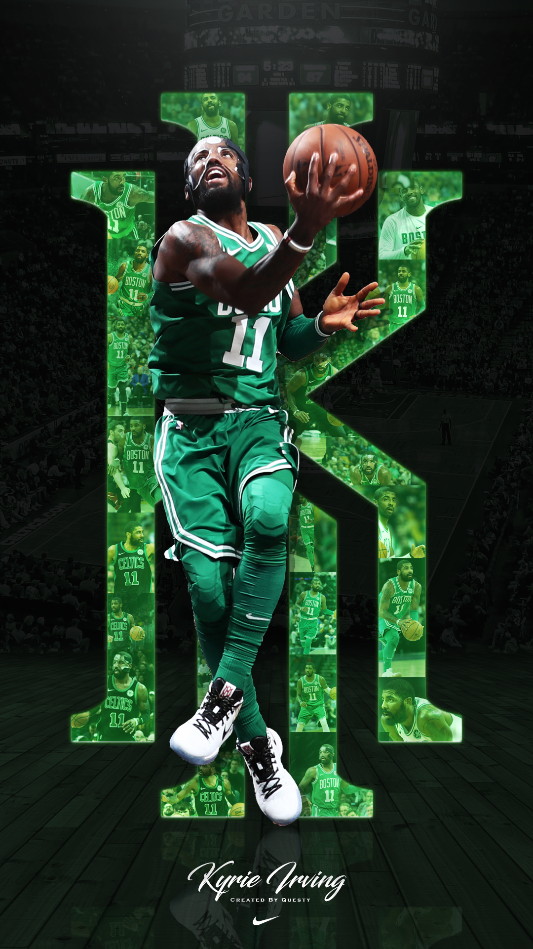 1080x1920  Скачать бесплатно Kyrie Irving Celtics iPhone обои, созданные QuestyTV на [1080x1920] для вашего рабочего стола, Mobile \ U0026 Tablet | Исследуйте 20+ обоев Kyrie Irving Celtics | Обои Celtics, обои Celtics, обои Kyrie Irving Cavs