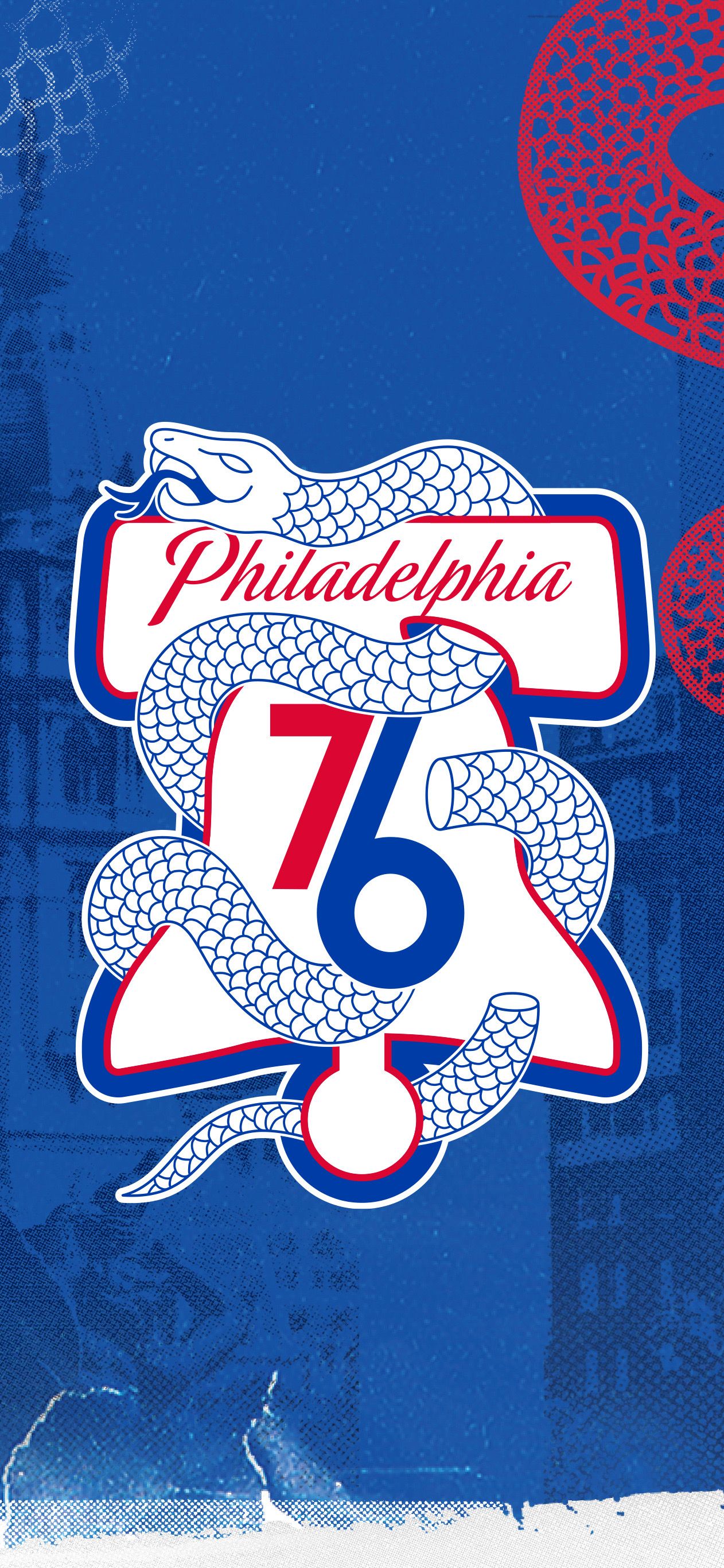1262x2732  Филадельфия 76ers Sixers обои | Филадельфия 76ers, командные обои, 76ers
