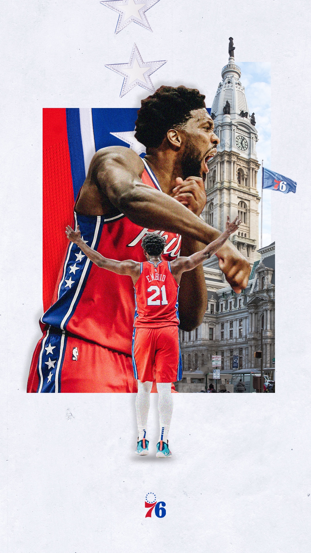 1080x1920  Sixers Mobile Wallpaper Загрузки | Филадельфия 76ers