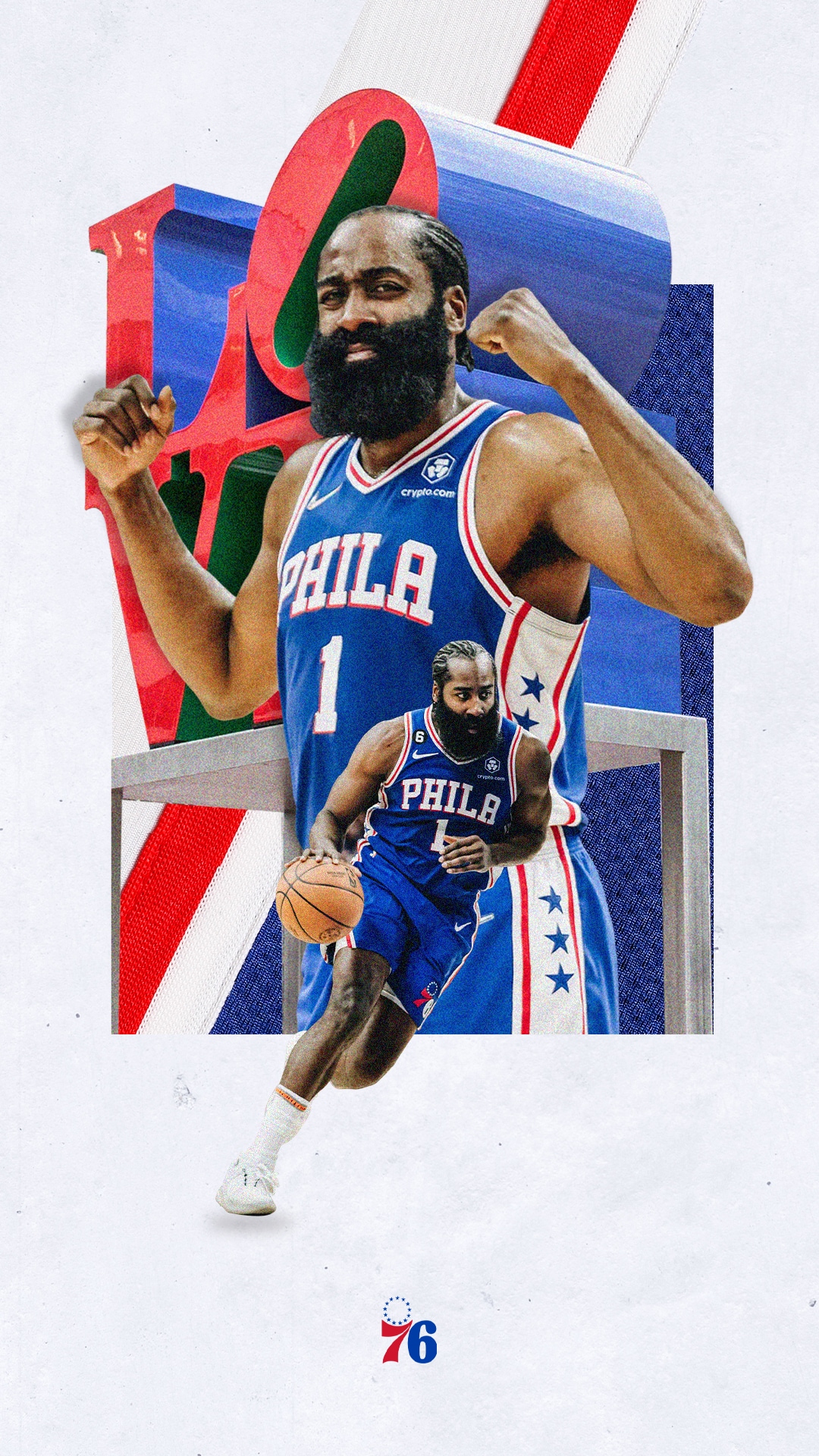 1080x1920  Sixers Mobile Wallpaper Загрузки | Филадельфия 76ers