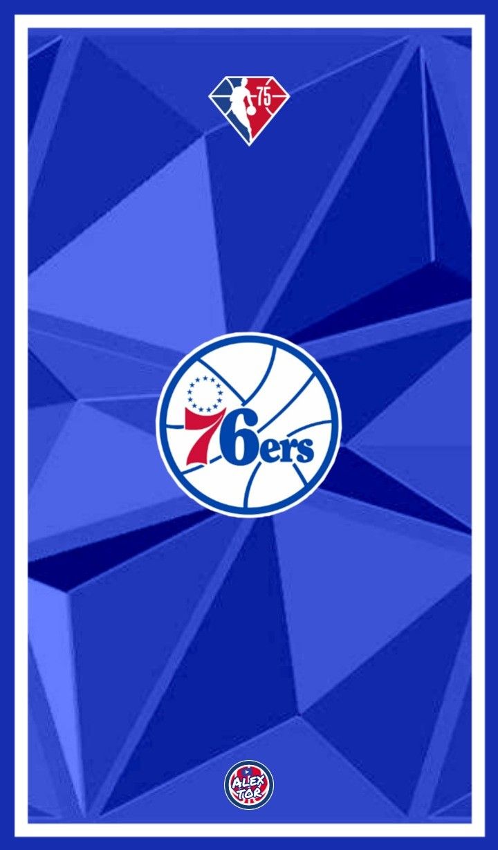 720x1229  Филадельфия 76ers - NBA 75 Anos 🔔💎 | Баскетбольные команды NBA, логотип NBA, NBA