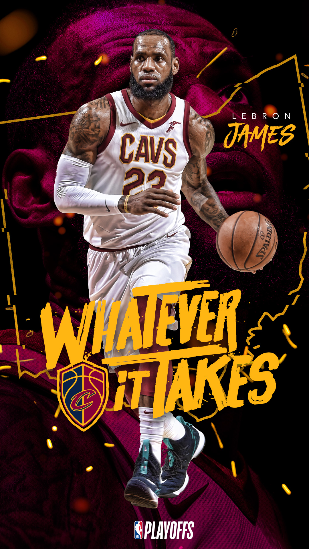 1080x1920  Обои Lebron Cavs - пещера обоев