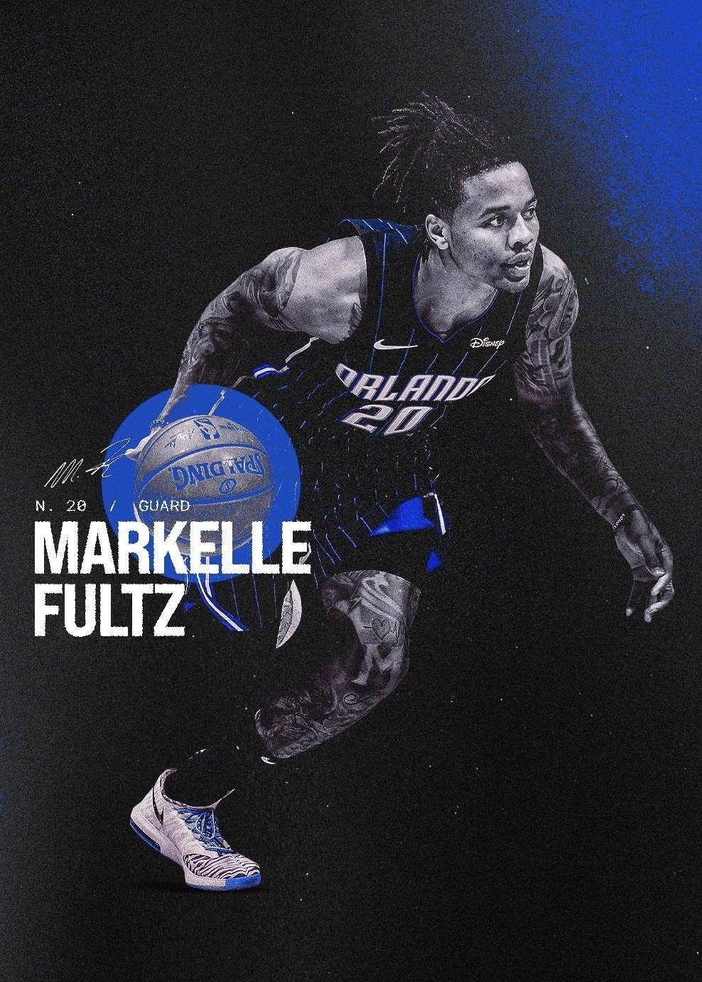 988x1383  2020-21 Panini Court Kings Riokie Level 1 Коул Энтони Орландо Магия № 74 | eBay