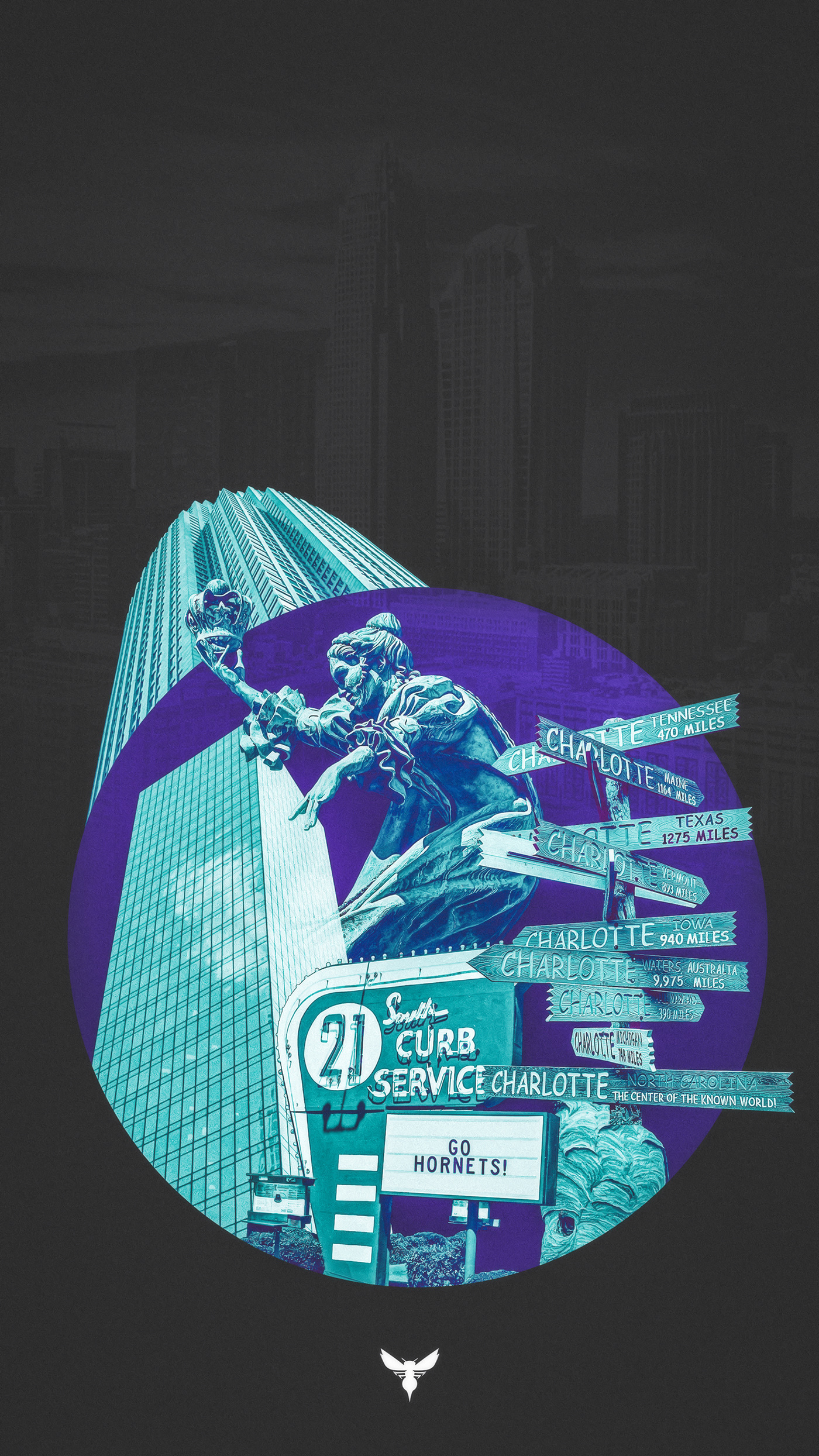 1400x2489  Шарлотта Хорнетс | Дизайн стажировки на Behance