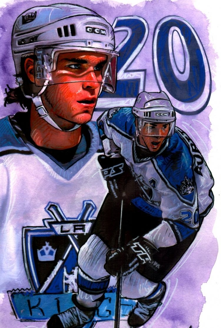 751x1115  Luc Robitaille | Национальная хоккейная лига, торонто Maple Leafs Wallpaper, NHL Hockey