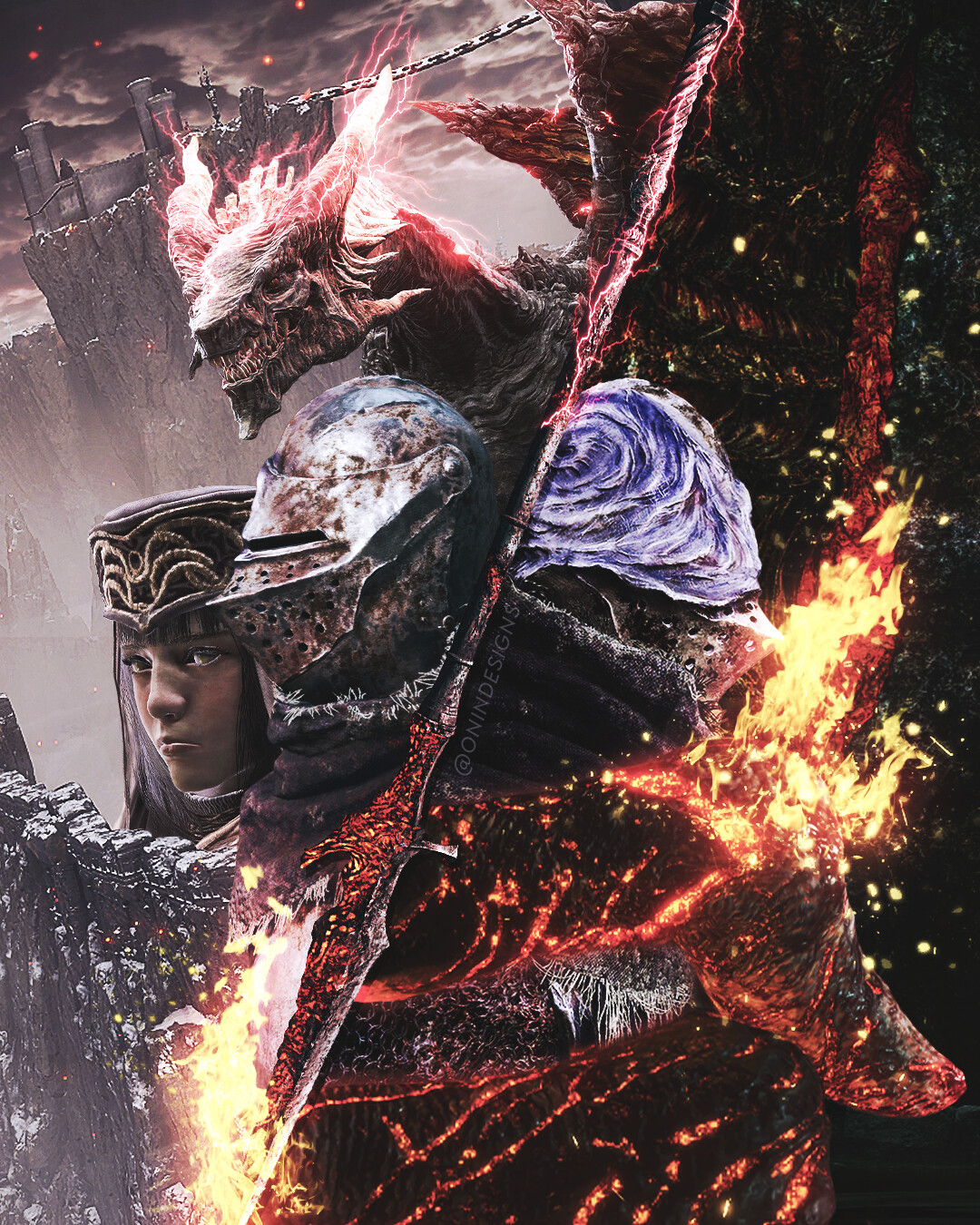 1080x1350  ArtStation - Vyke от Elden Ring