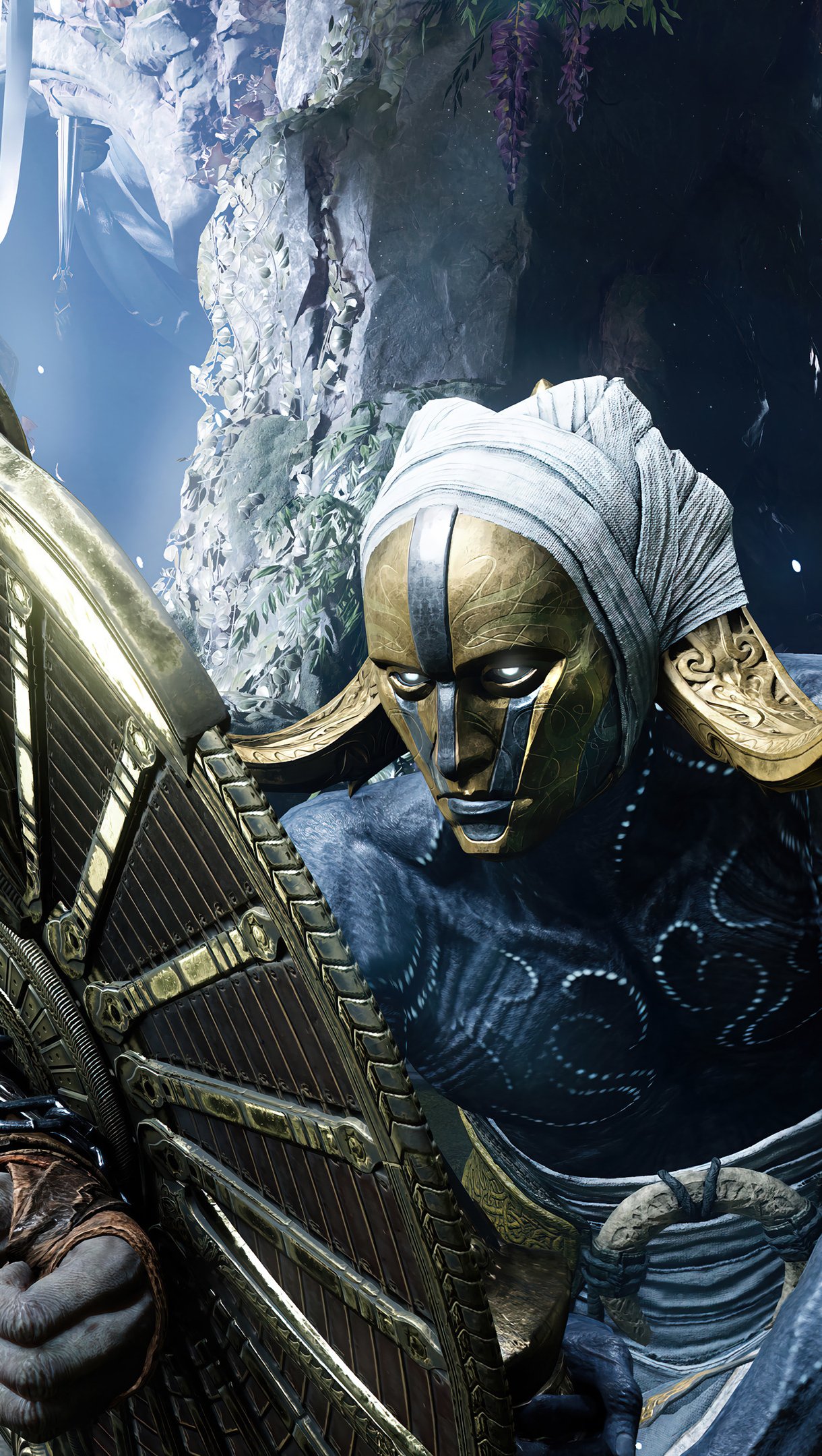 1220x2160  Кратос и Рагнарок Бог военных обоев 4K Ultra HD ID: 8747