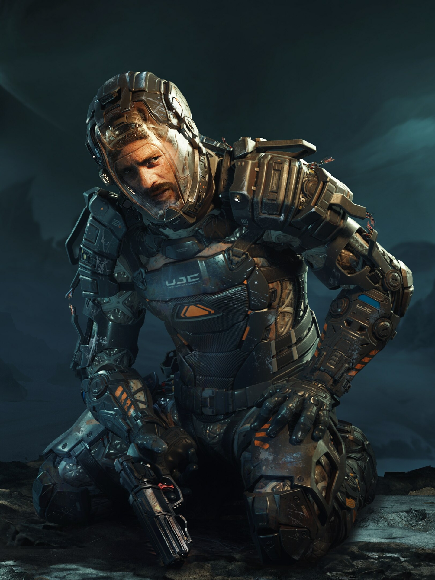 1440x1920  Телефон Callisto Protocol Wallpaper - Мобильная пропасть