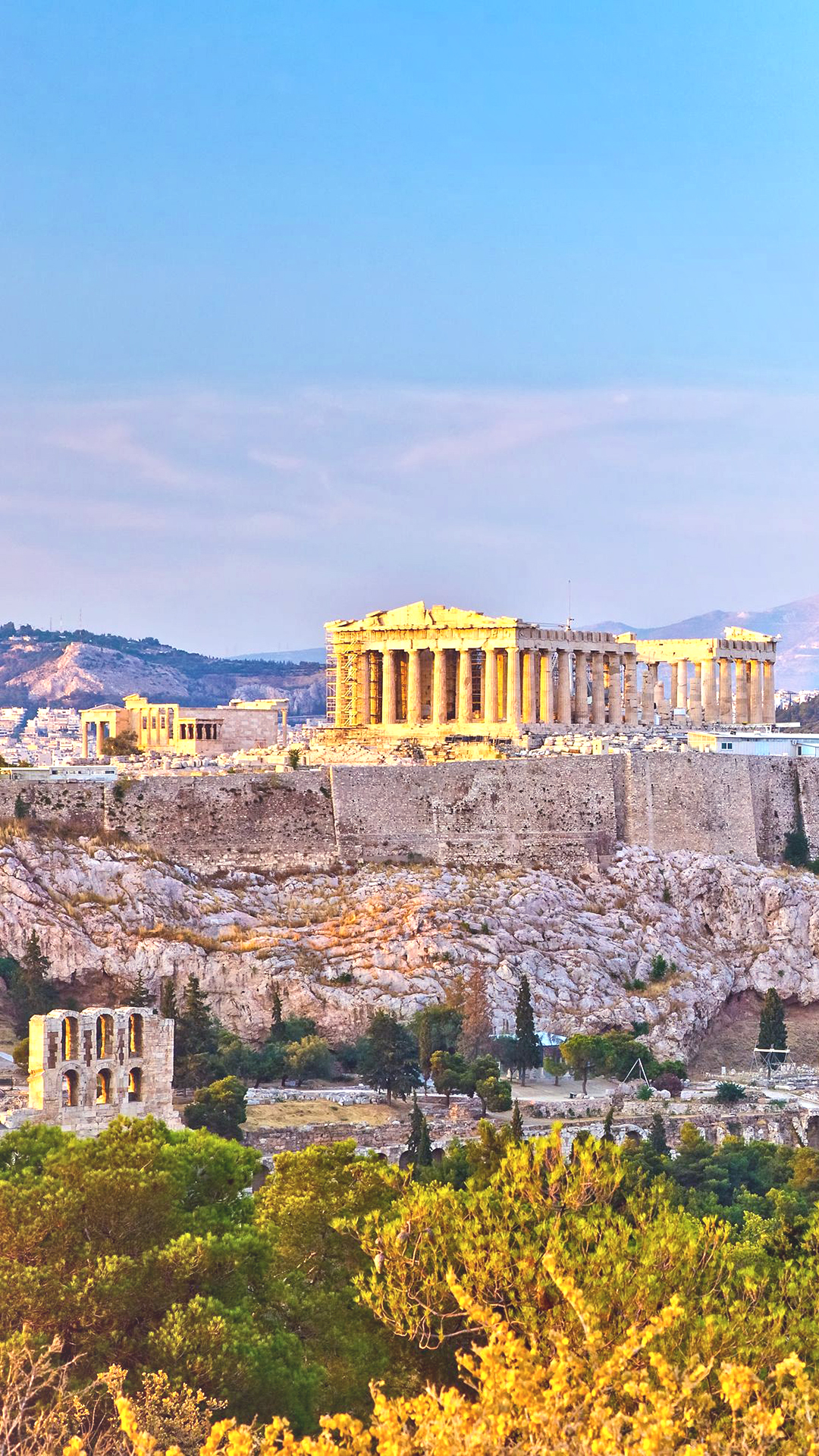1080x1920   Акрополь Обои - Обои Пещера