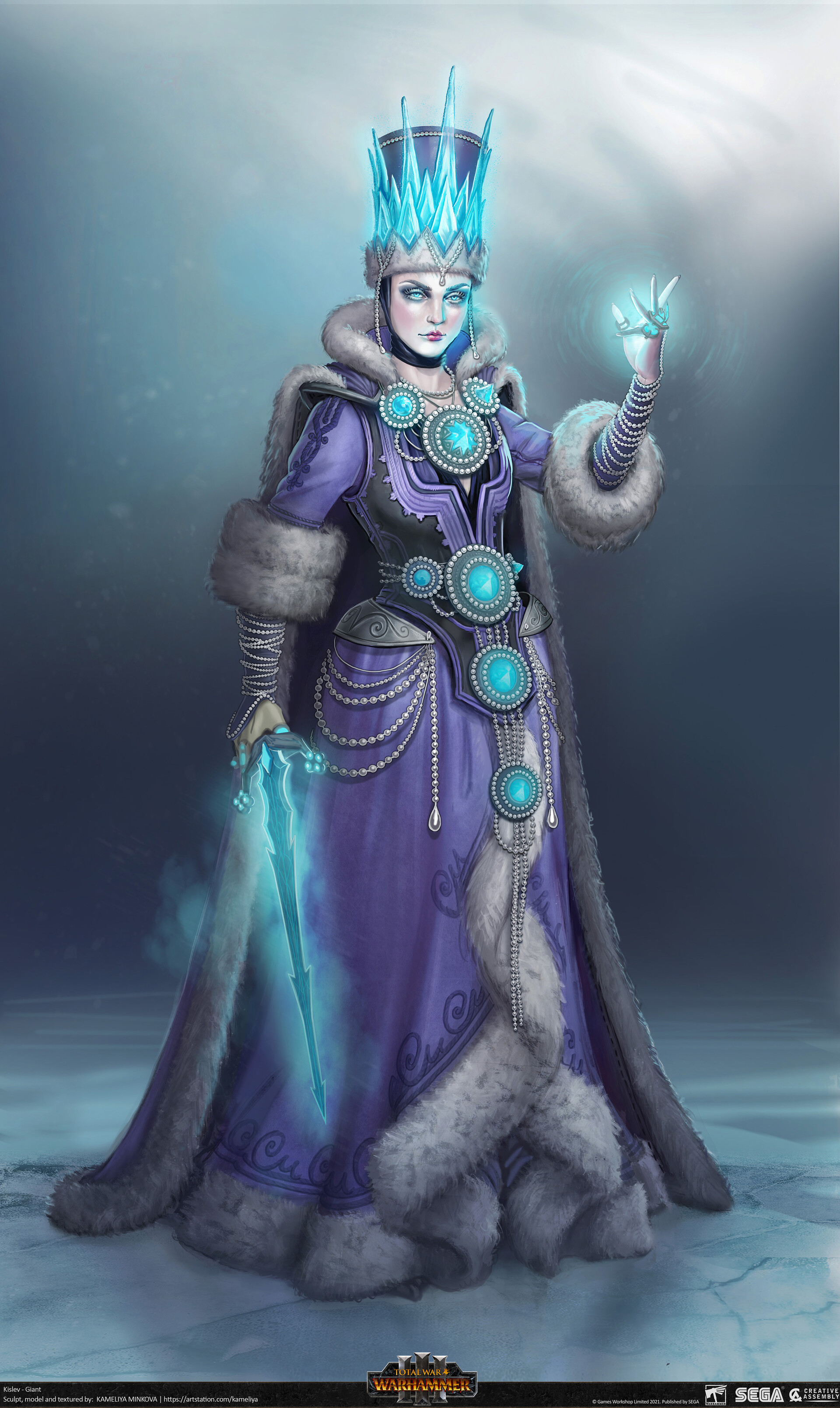 1920x3217  ArtStation - TW: Warhammer III - Царин Катарин