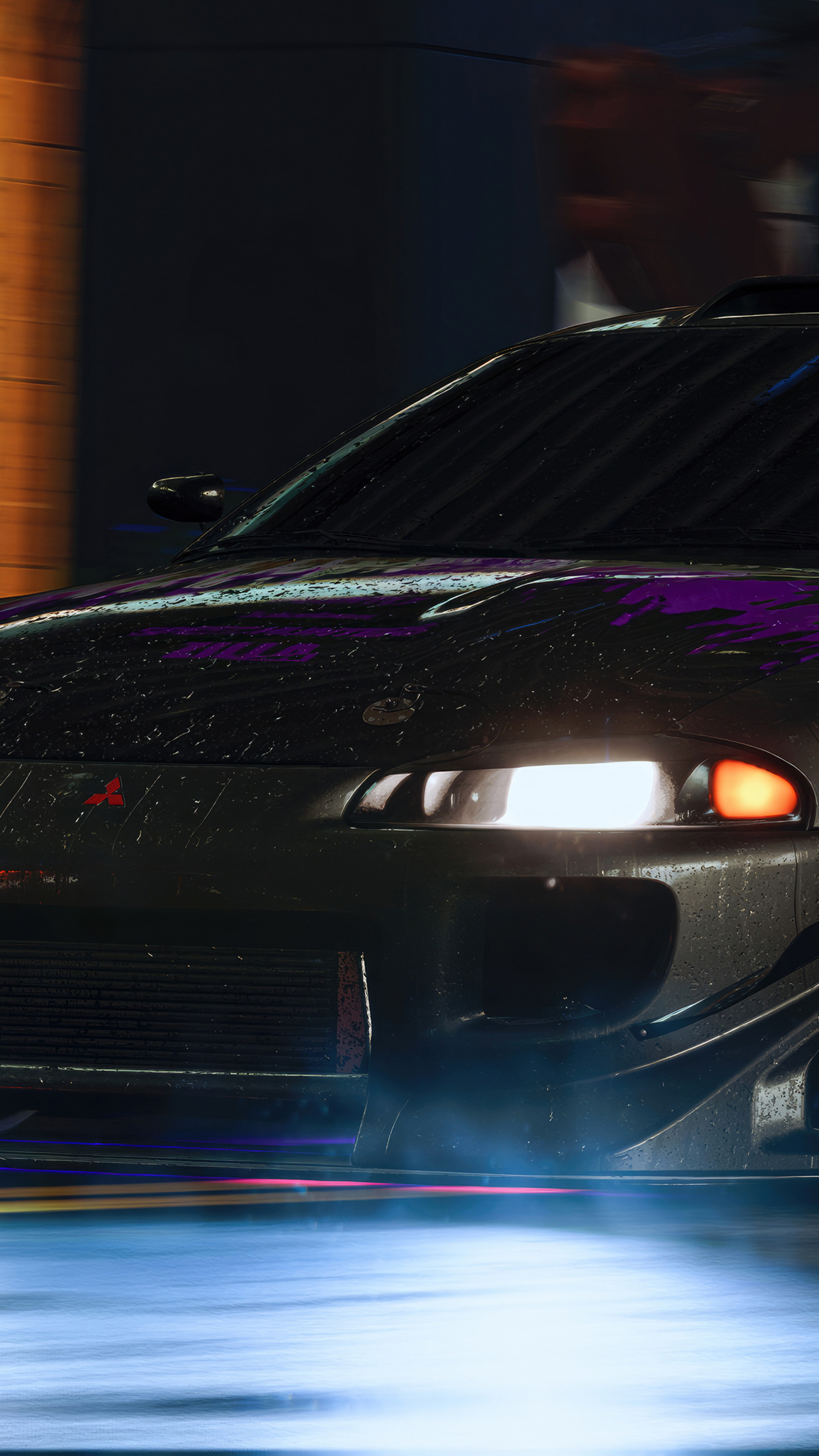 2160x3840  2160x3840 Mitsubishi Eclipse Need for Speed ​​Ubound Game Sony Xperia X, XZ, Z5 Premium HD 4K обои, изображения, фоны, фотографии и картинки