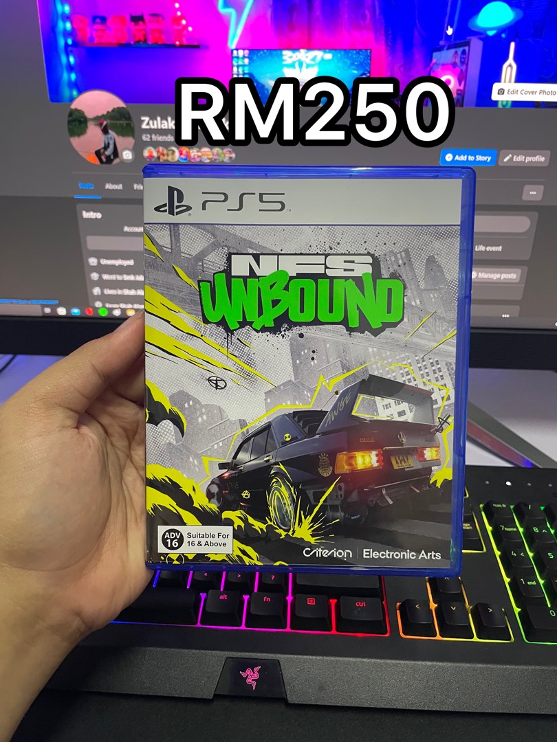 810x1080  Потребность в скорости Unbound PS5 (используется), видеоигры, видеоигры, PlayStation на Carousell