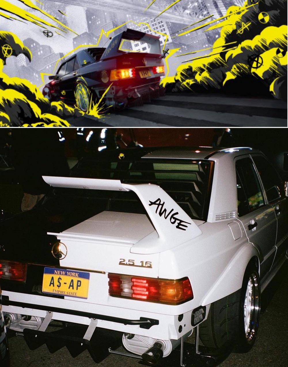 1000x1273  Mercedes 190e из NFS Unbound Owkwork - это $ ap Rocky's Custom 190e: r/neadforspeed